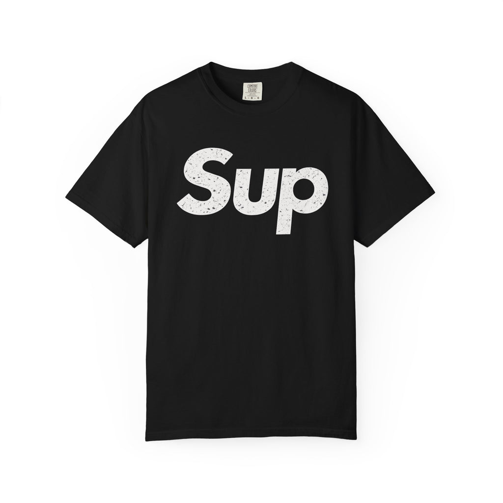 BubbaChubbs Sup White Lettering Tee - BubbaChubbs Brand