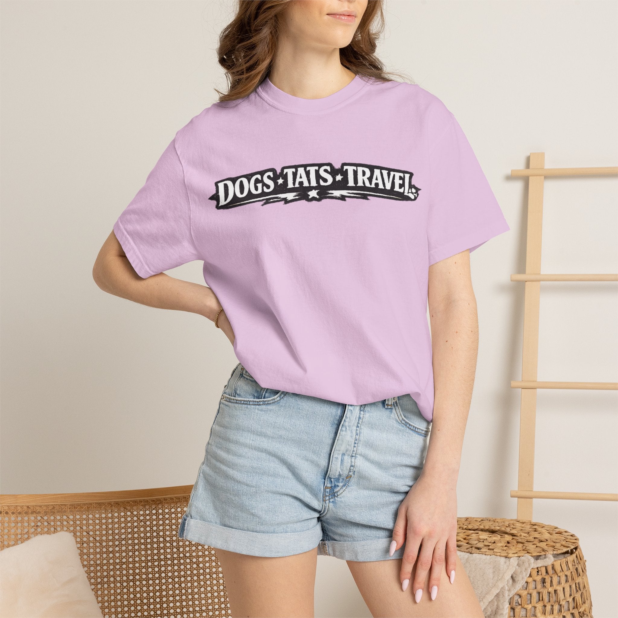 BubbaChubbs Dogs Tats Travel Chill Tee Printify