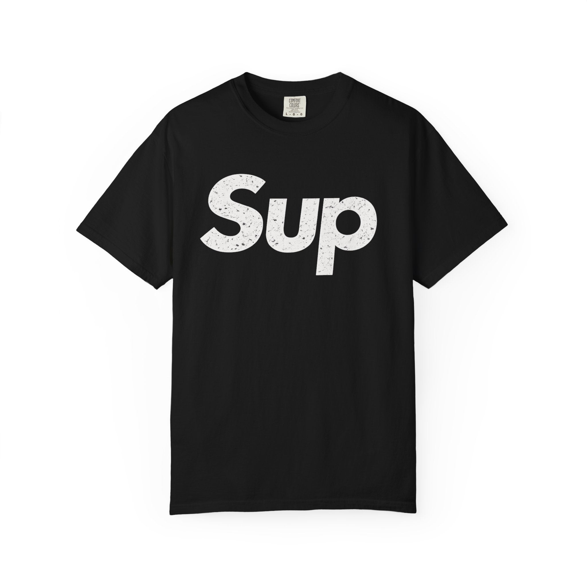 BubbaChubbs Sup Black Lettering Tee - BubbaChubbs Brand