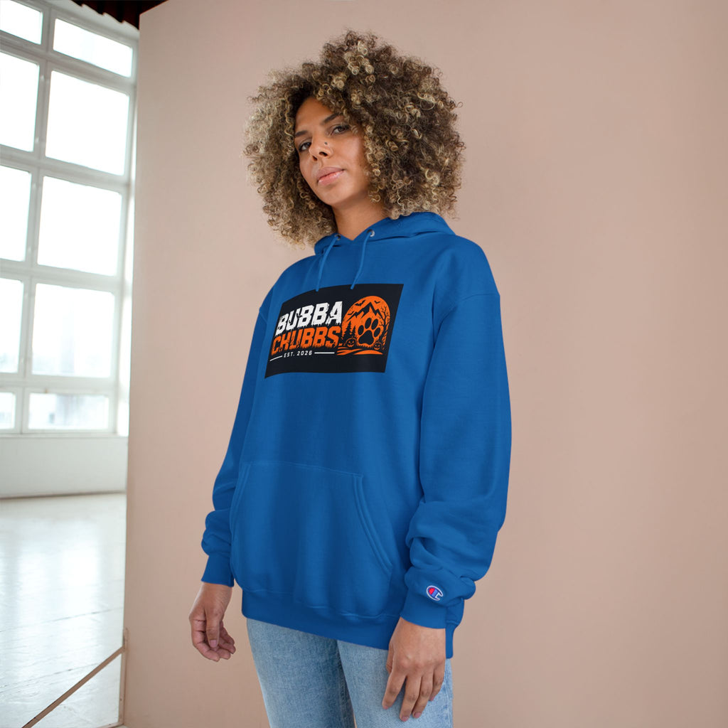 Halloween BubbaChubbs Paw Logo Champion Hoodie