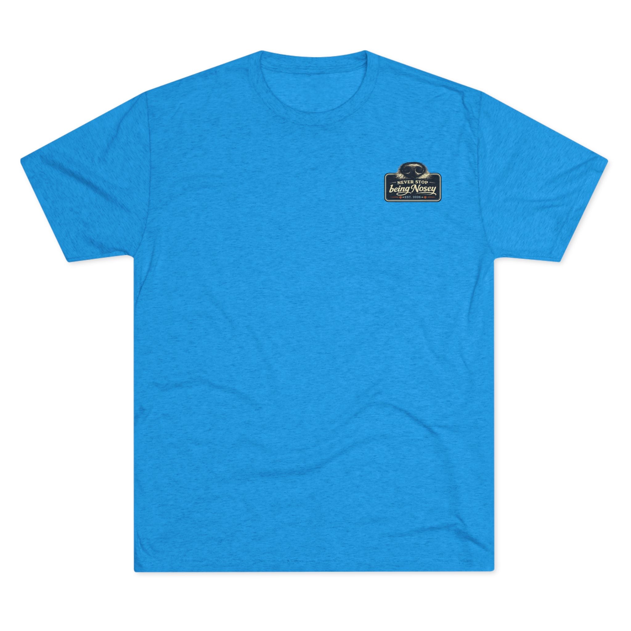 BubbaChubbs Never Being Nosey Minimalist Logo Tee — Adventure Outdoor Crew Shirt - BubbaChubbs Brand