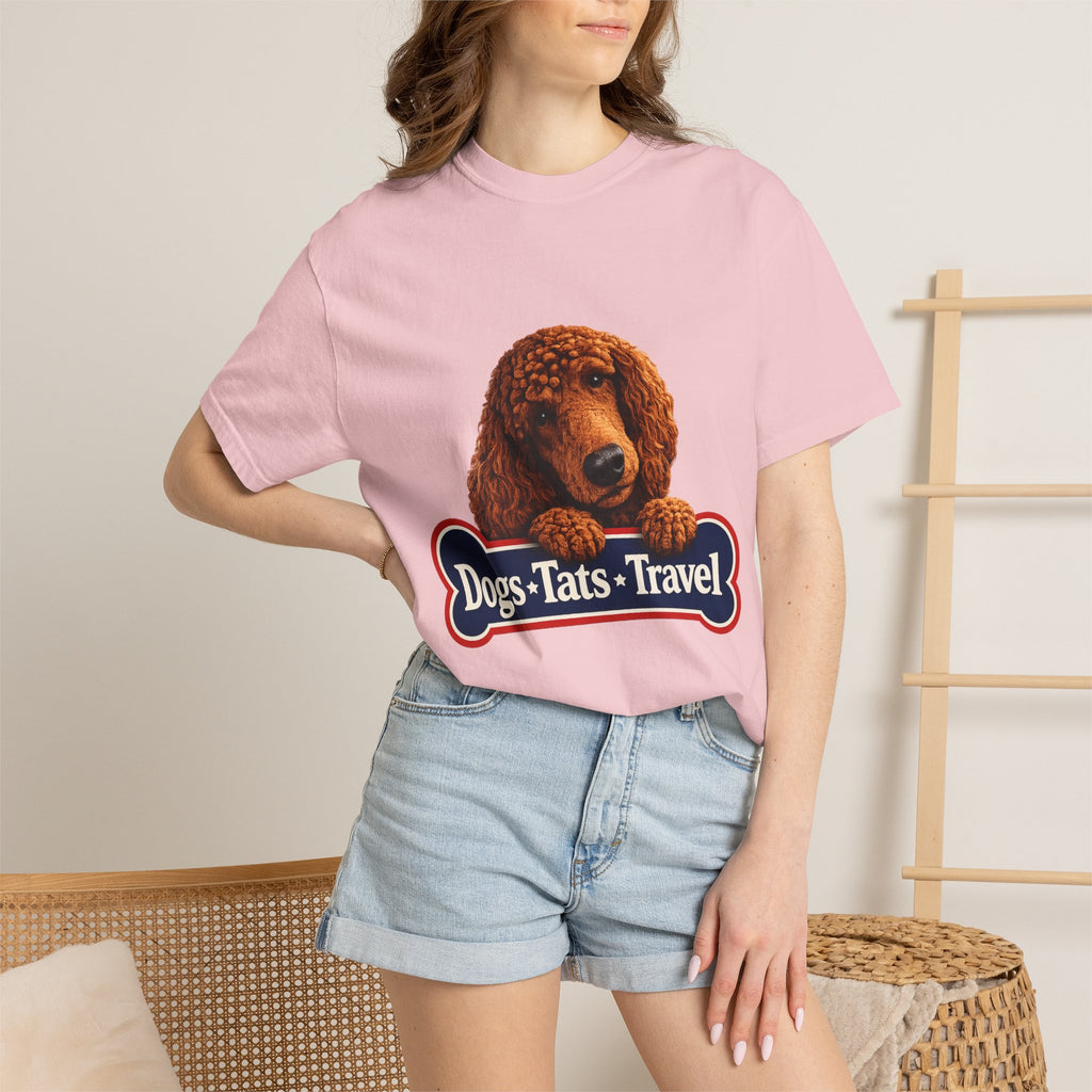 BubbaChubbs Dogs Tats Travel with Dog Wording Tee Printify
