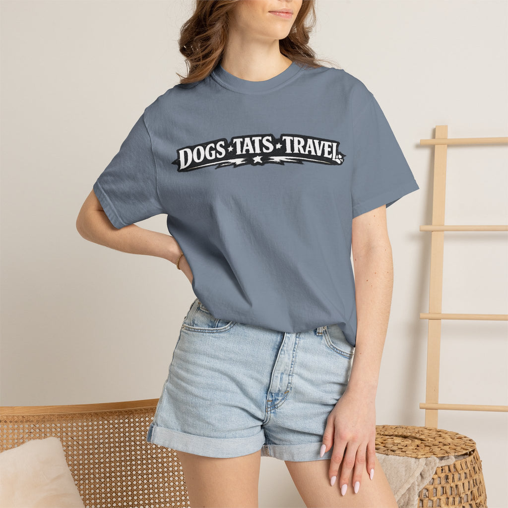 BubbaChubbs Dogs Tats Travel Chill Tee Printify
