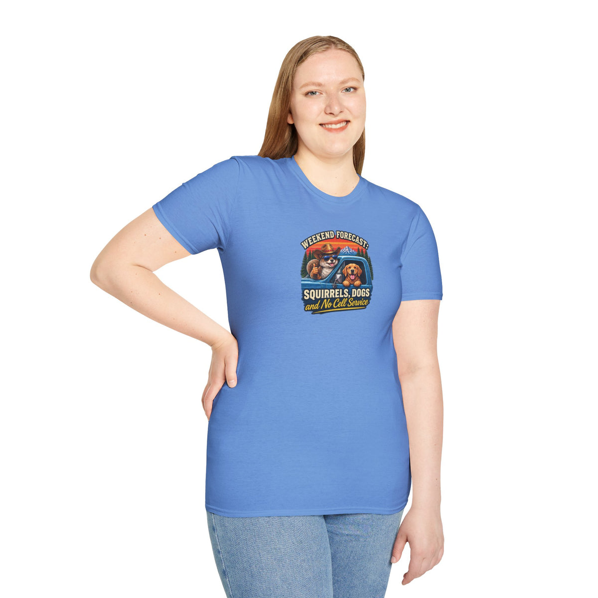 Weekend Forecast: Squirrels, Dogs & No Cell Service T-Shirt