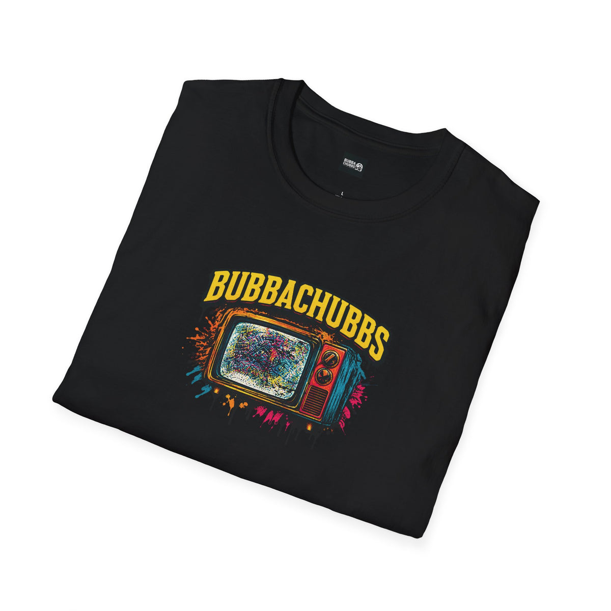 BubbaChubbs TV Large Front Tee