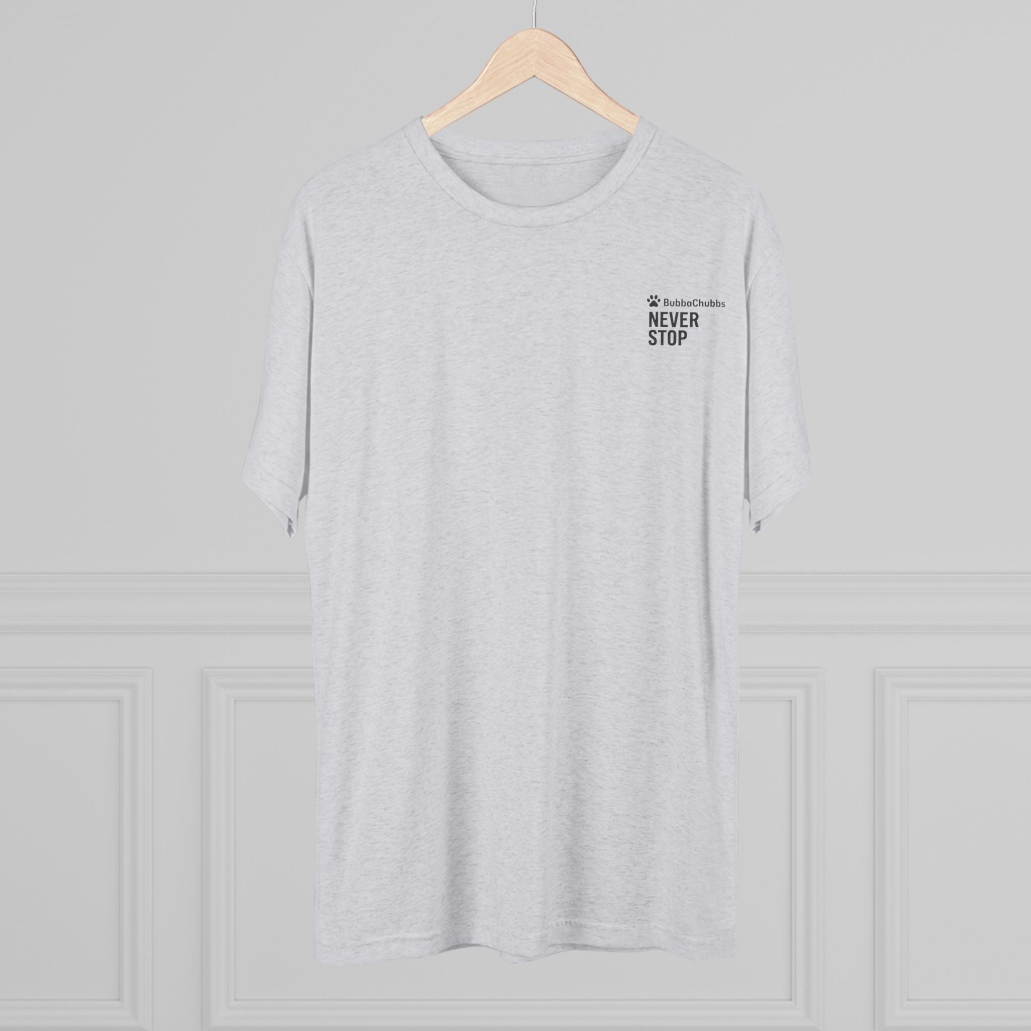 BubbaChubbs Mountains Never Stop — Adventure Outdoor Crew Shirt - BubbaChubbs Brand