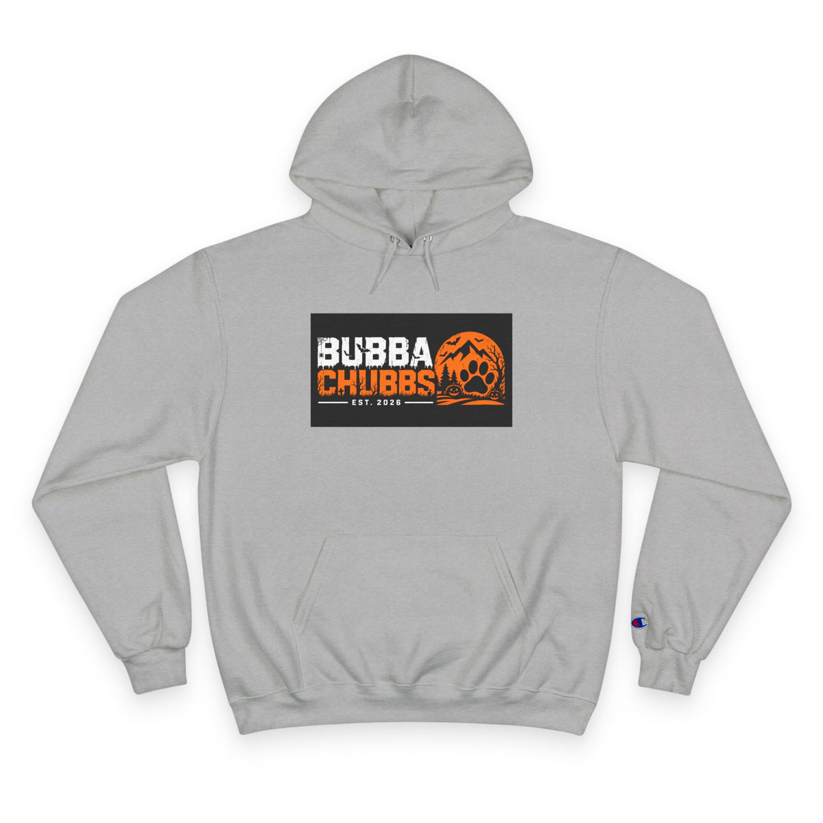 Halloween BubbaChubbs Paw Logo Champion Hoodie