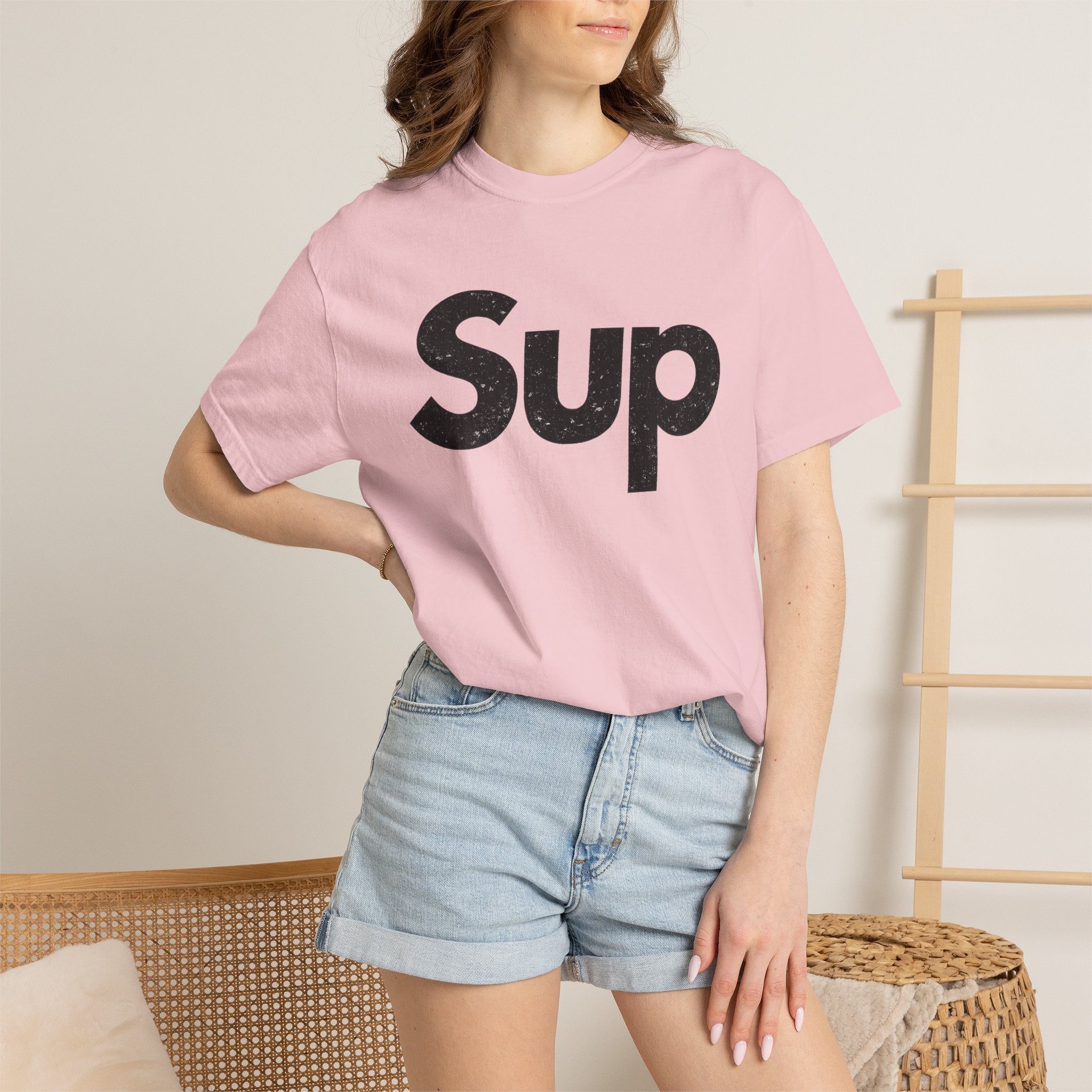 BubbaChubbs Sup Black Lettering Tee - BubbaChubbs Brand