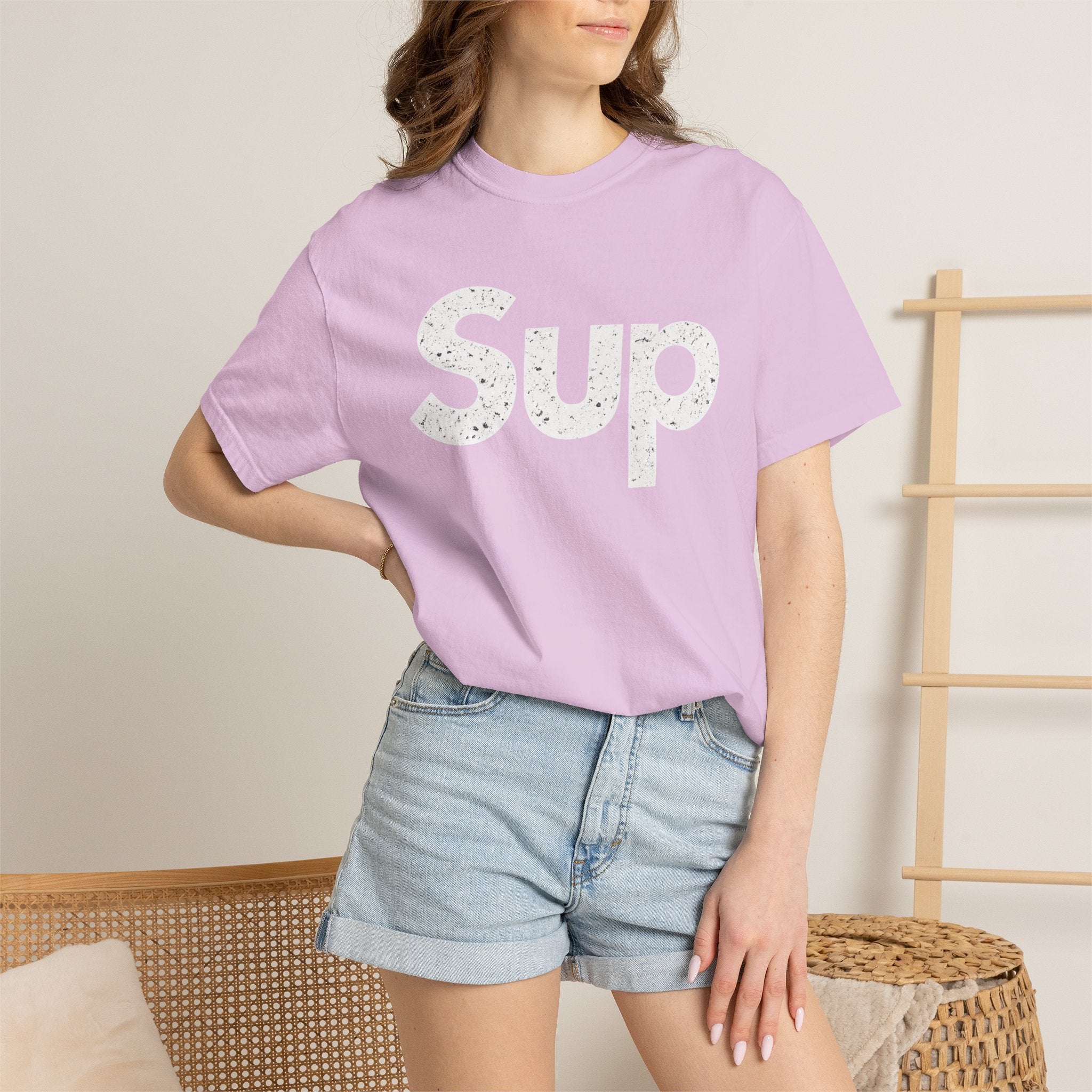 BubbaChubbs Sup White Lettering Tee - BubbaChubbs Brand