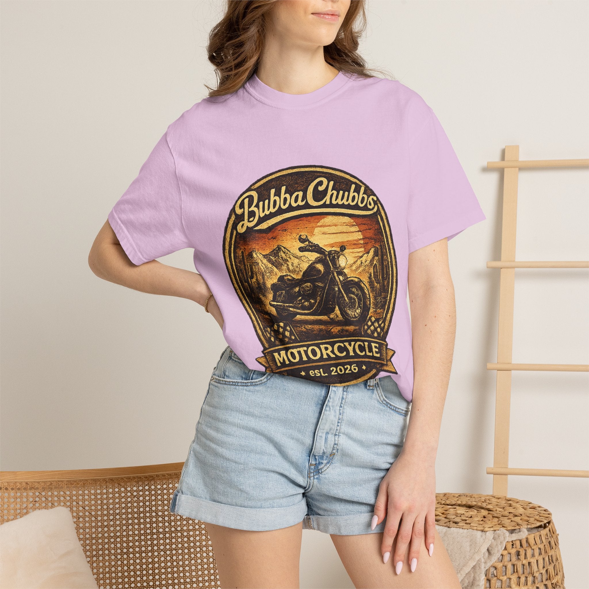 Motorcycle Graphic Tee | BubbaChubbs Biker Get Out Stay Wild T-Shirt