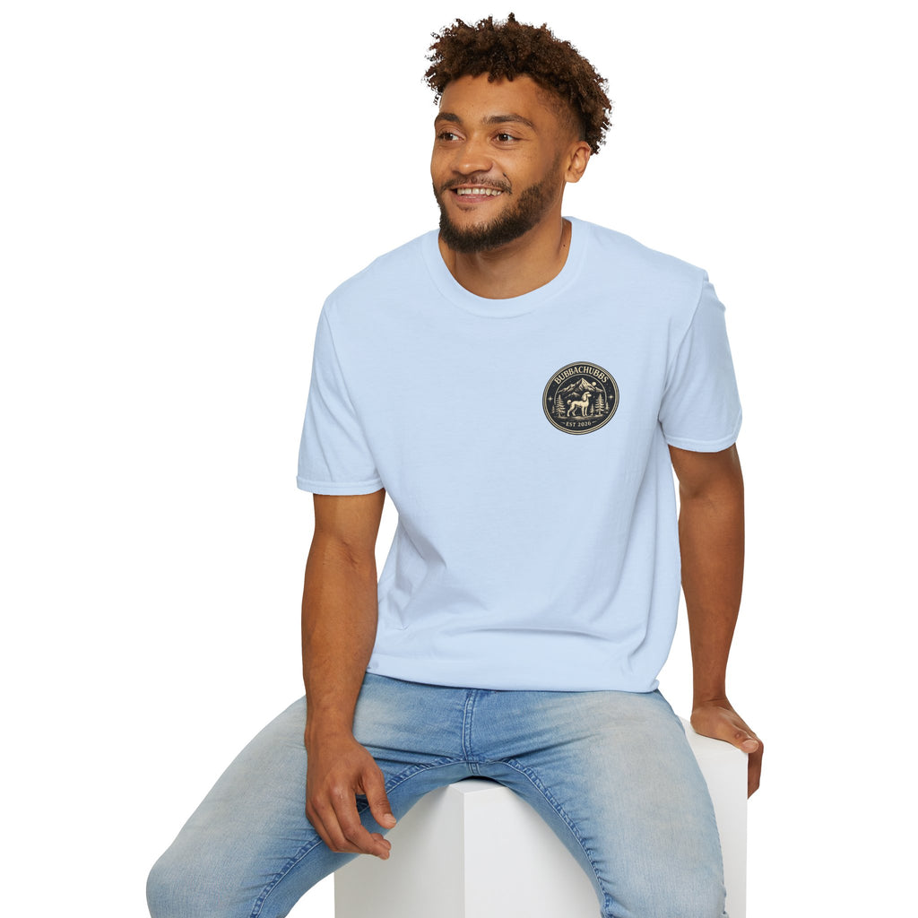 BubbaChubbs Himself Chest Full Small Logo Short-Sleeve Tee - BubbaChubbs Brand