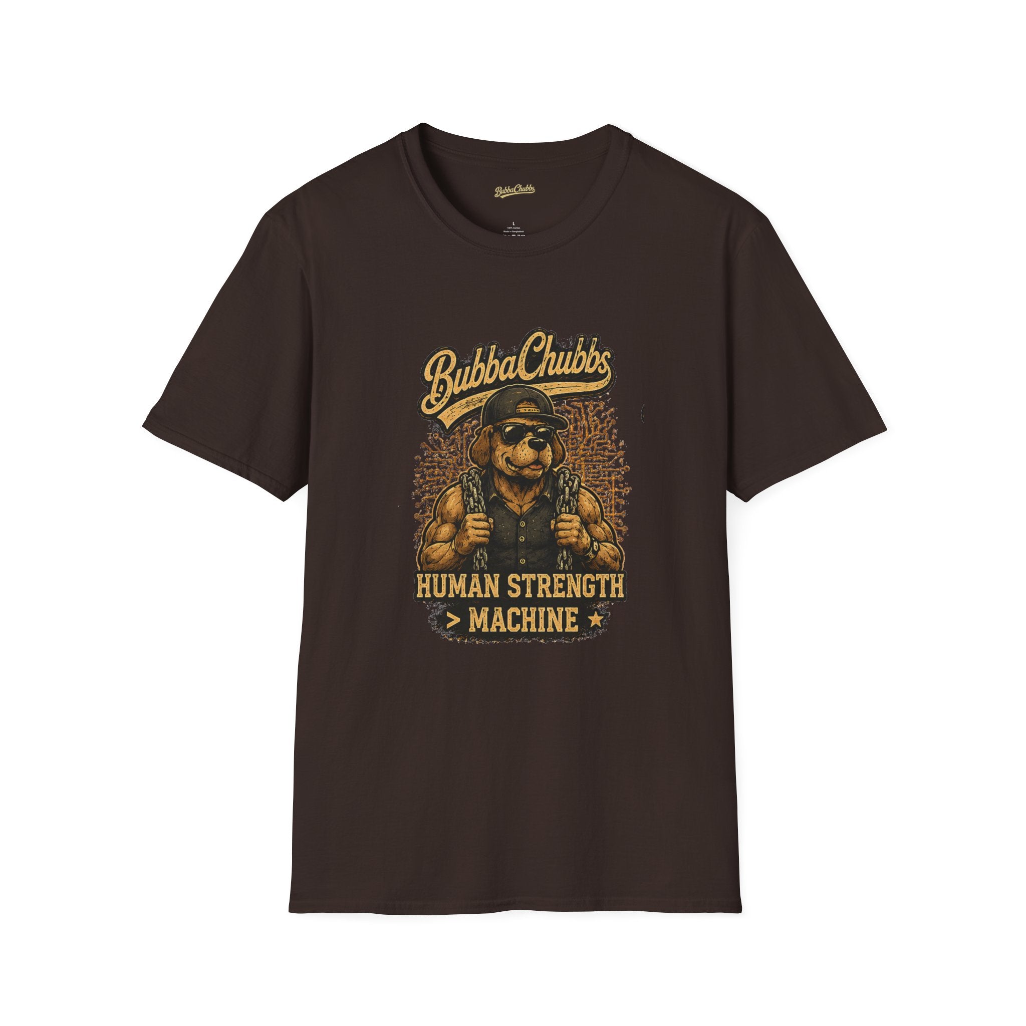 Human Strength Graphic Tee | BubbaChubbs Motivational T-Shirt