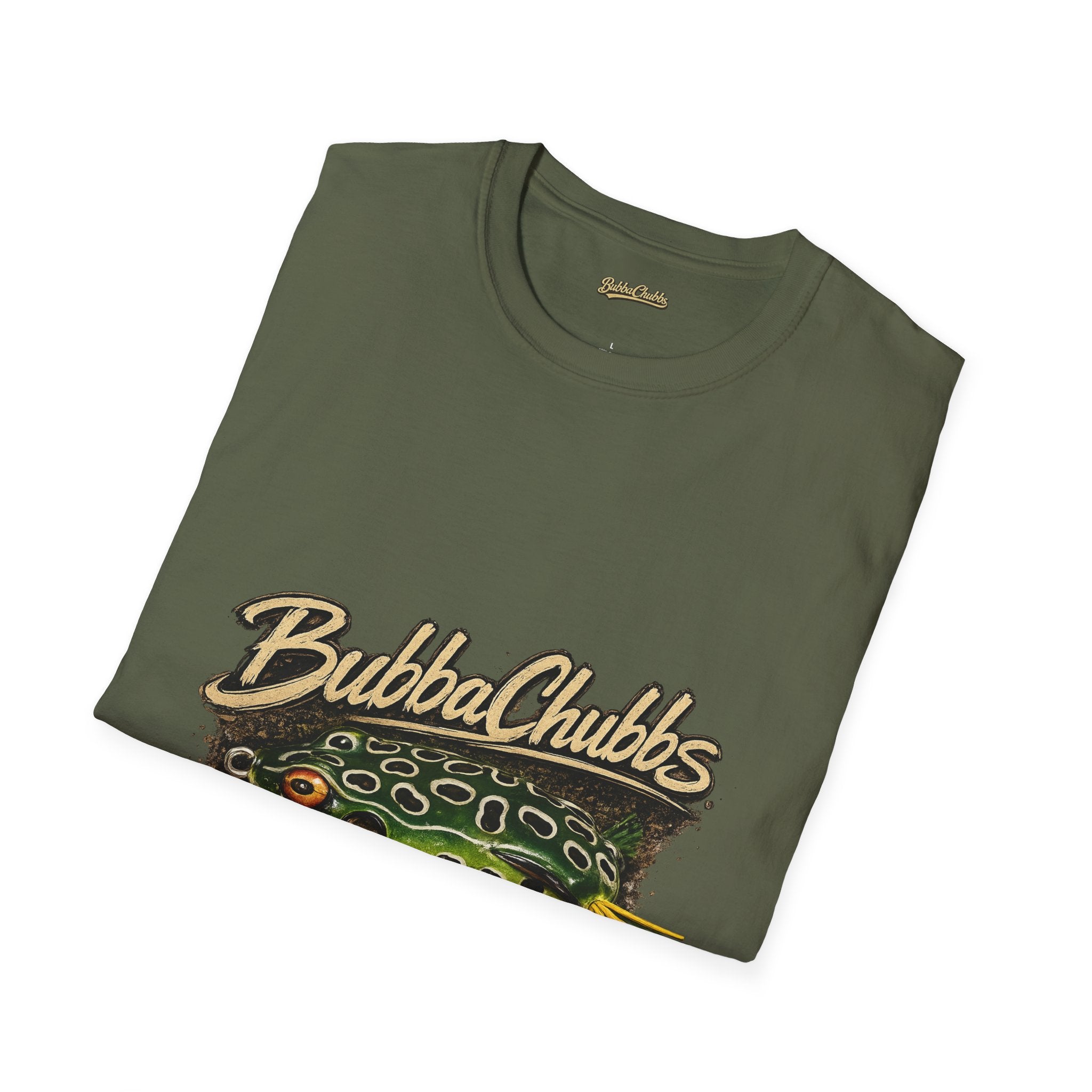 BubbaChubbs Gone Fishing Lure Graphic Tee Printify