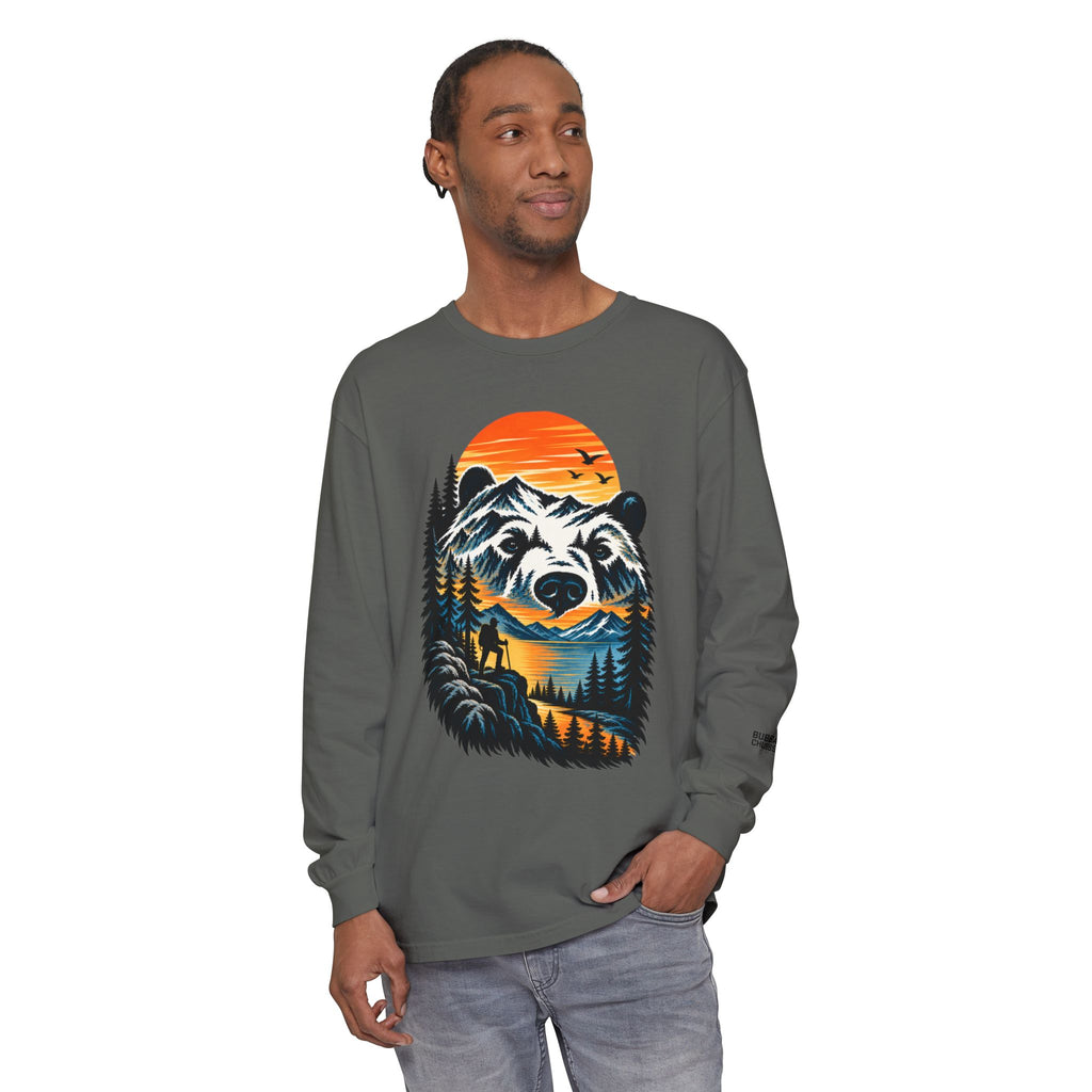 Bear Sunset Long Sleeve Tee