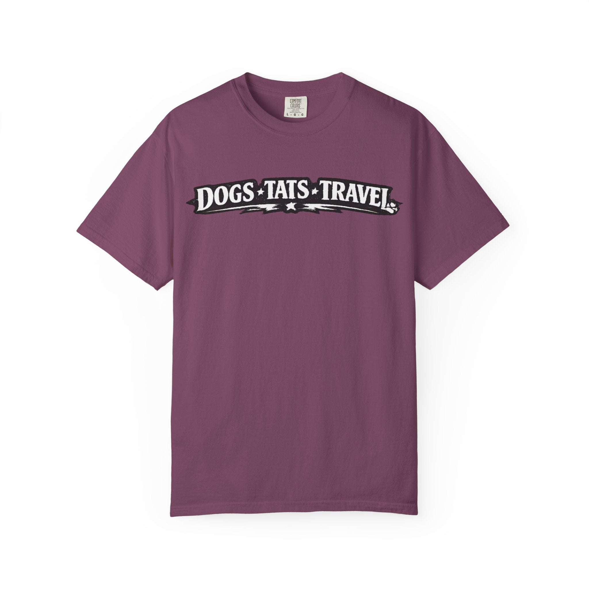 BubbaChubbs Dogs Tats Travel Chill Tee - BubbaChubbs Brand