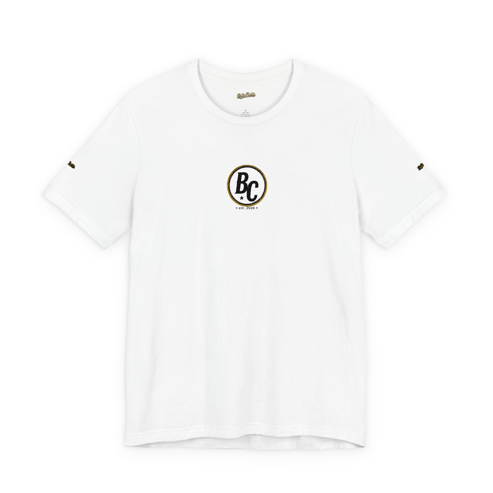 BubbaChubbs - Embroidered Logo - Unisex Jersey Short Sleeve Tee
