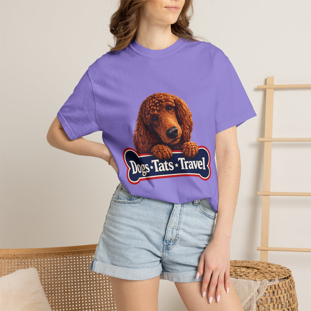 BubbaChubbs Dogs Tats Travel with Dog Wording Tee Printify