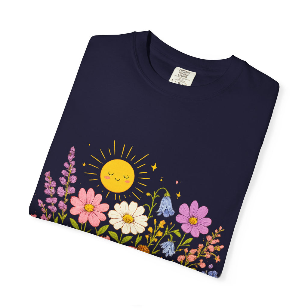 BubbaChubbs Sun Floral Style Tee Printify