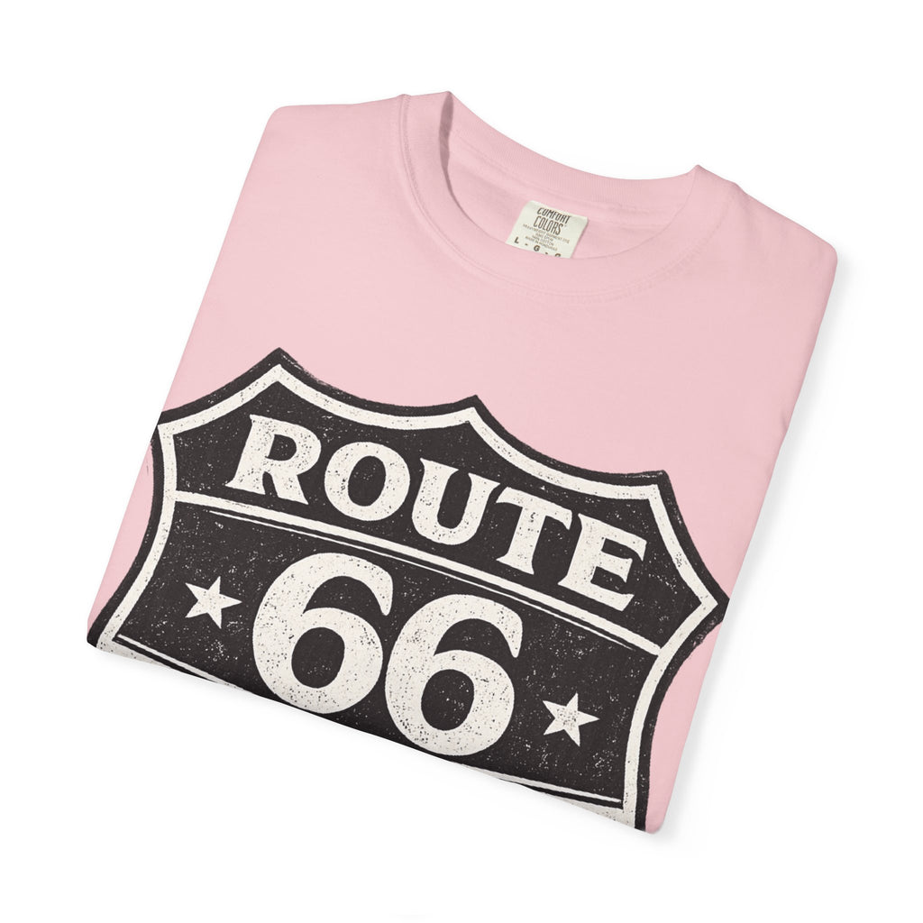BubbaChubbs Dogs Tats Travel Route 66 Tee Printify