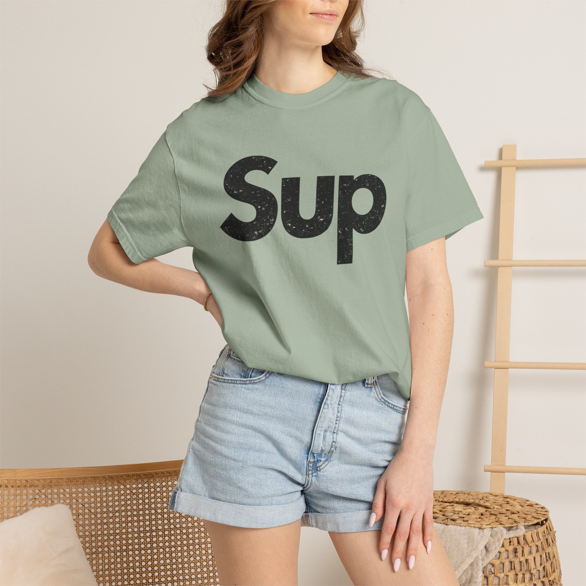 BubbaChubbs Sup Black Lettering Tee - BubbaChubbs Brand