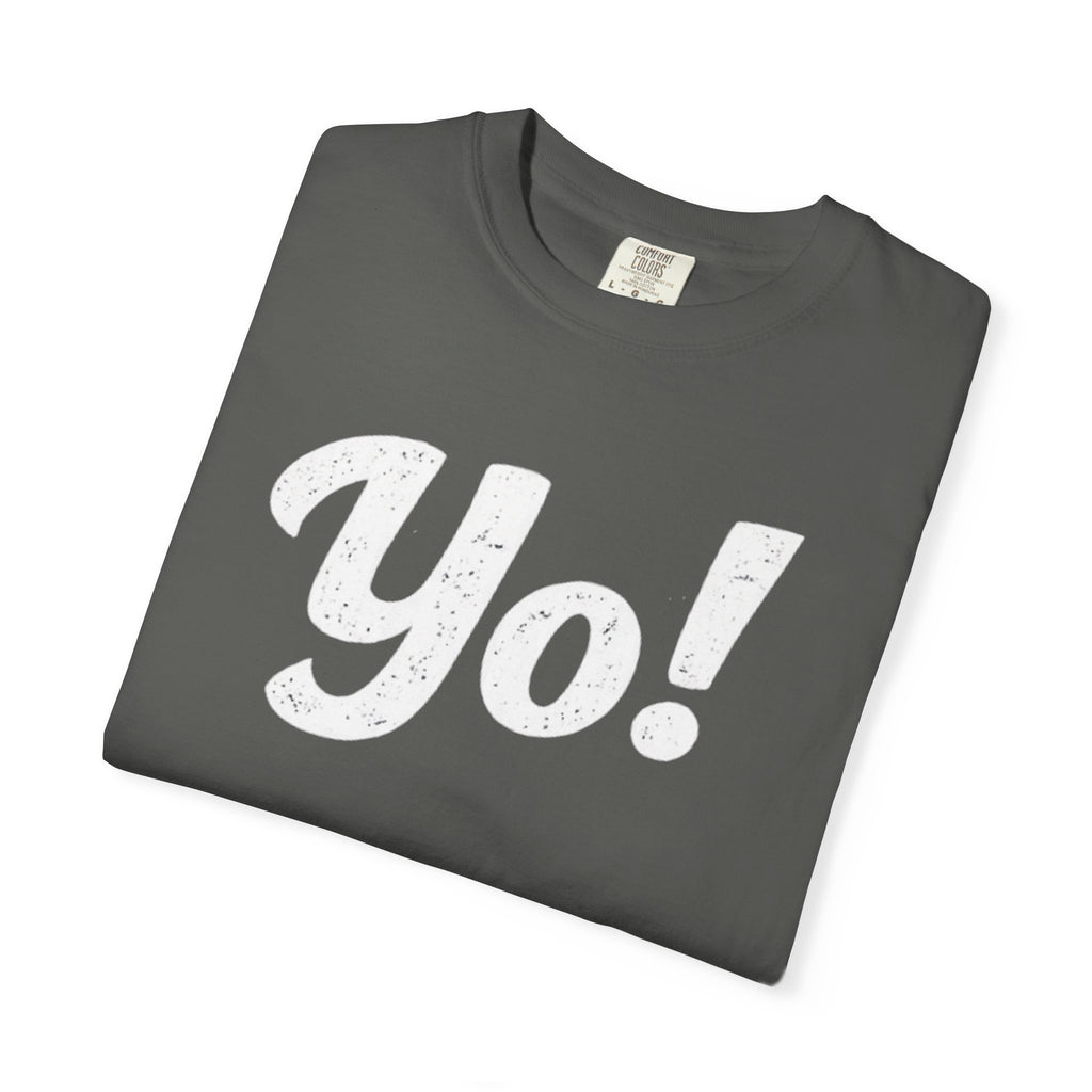 BubbaChubbs Yo! White Lettering Tee - BubbaChubbs Brand