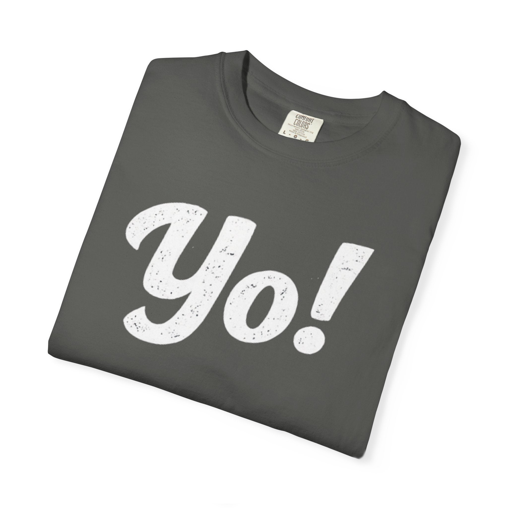 BubbaChubbs Yo! White Lettering Tee - BubbaChubbs Brand