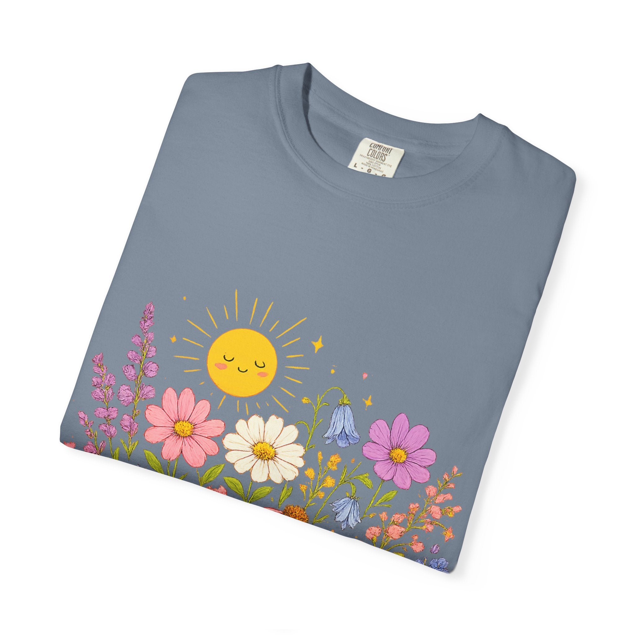 BubbaChubbs Sun Floral Style Tee Printify