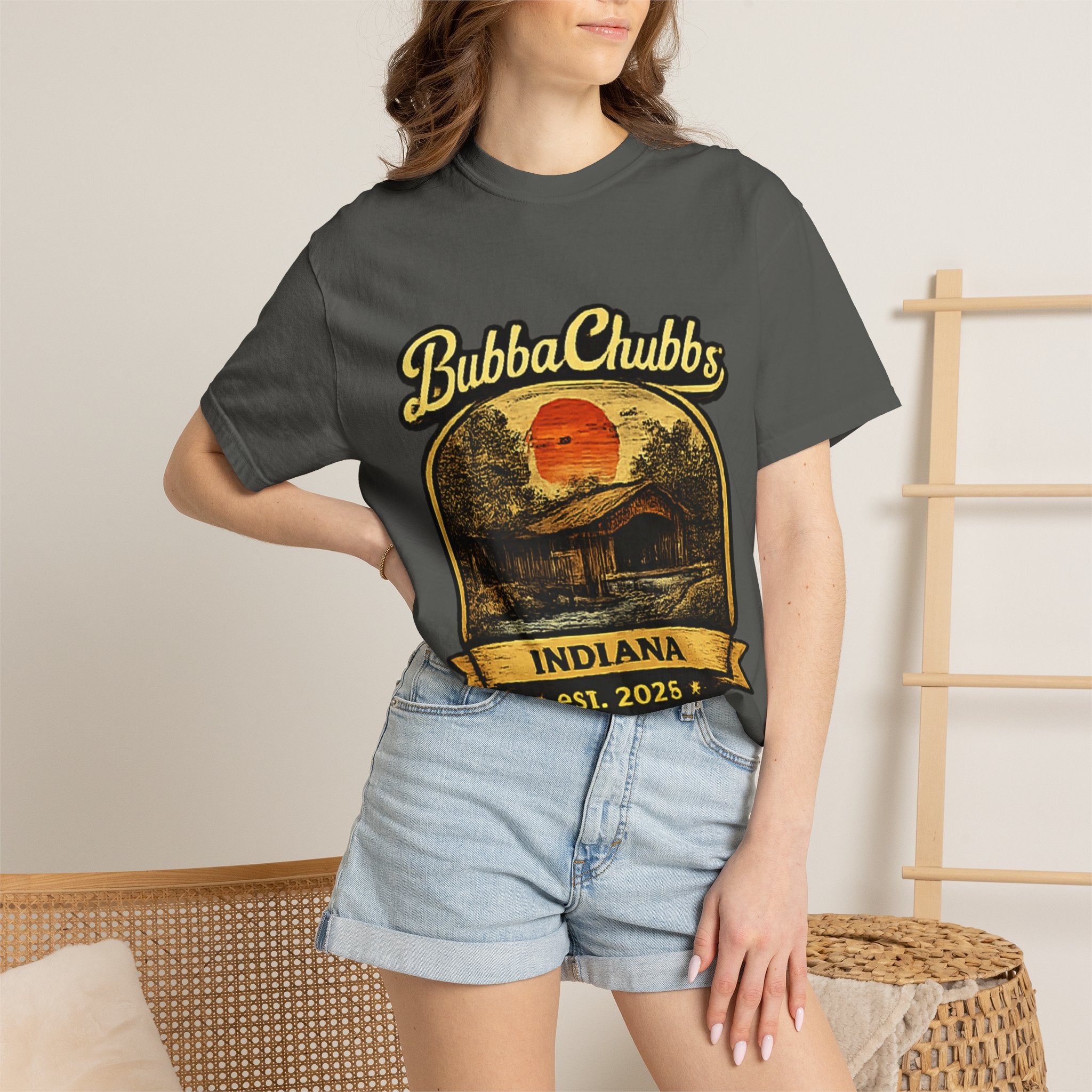 Indiana Graphic Tee | BubbaChubbs Get Out Stay Wild T-Shirt