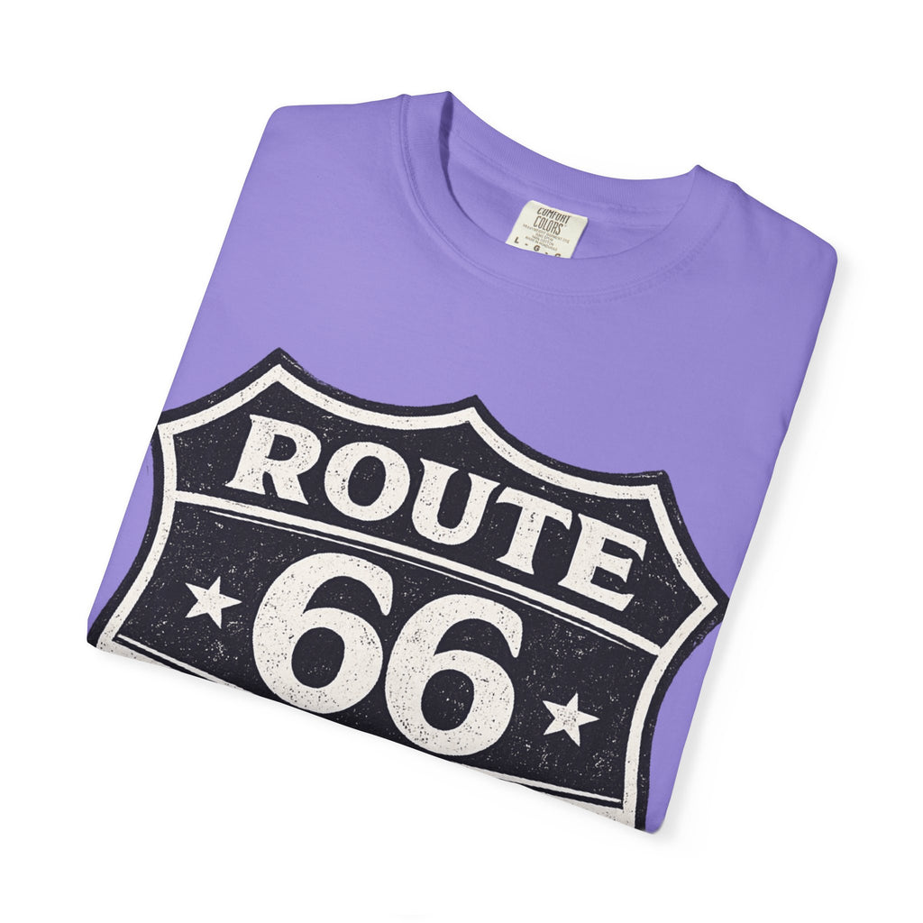 BubbaChubbs Dogs Tats Travel Route 66 Tee Printify