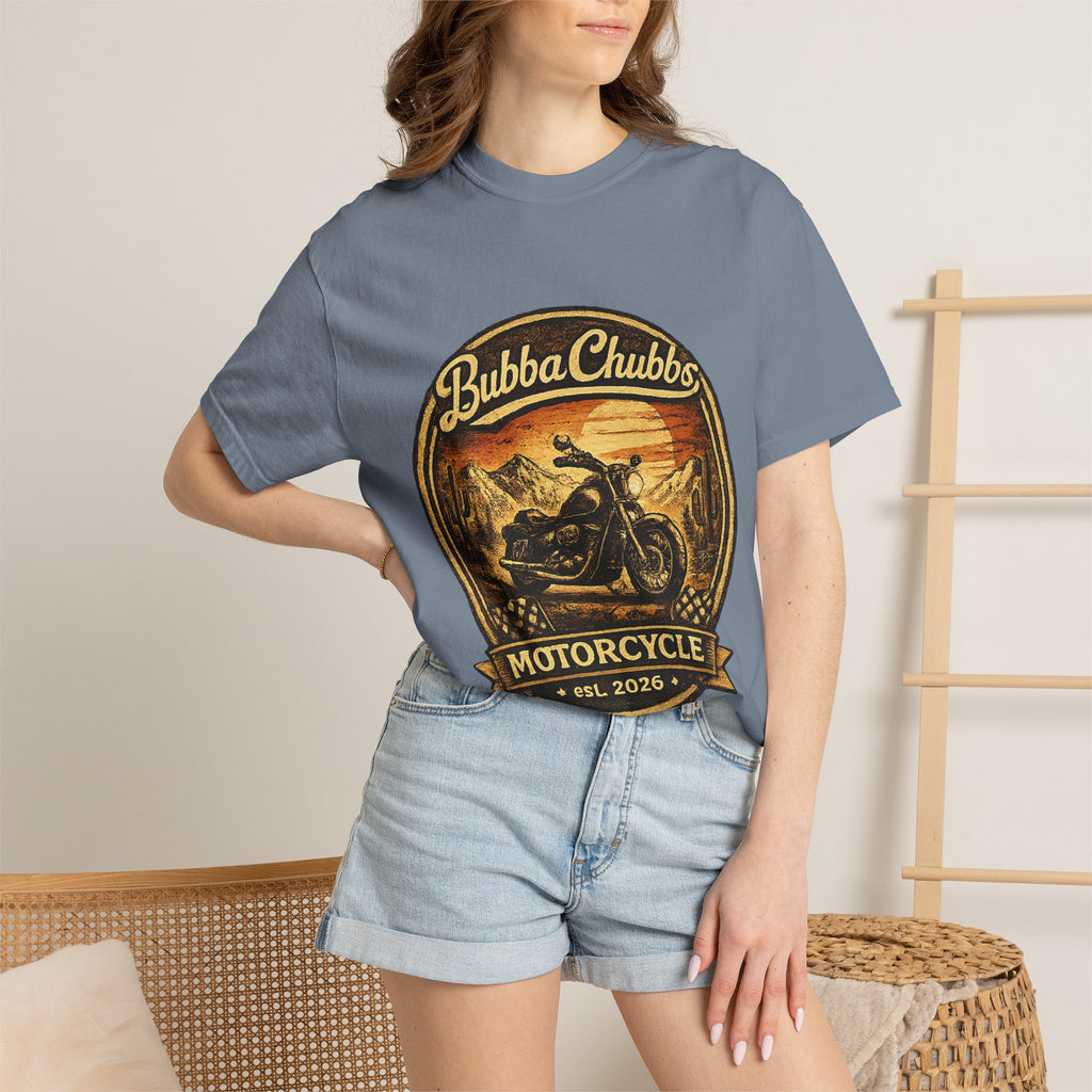Motorcycle Graphic Tee | BubbaChubbs Biker Get Out Stay Wild T-Shirt