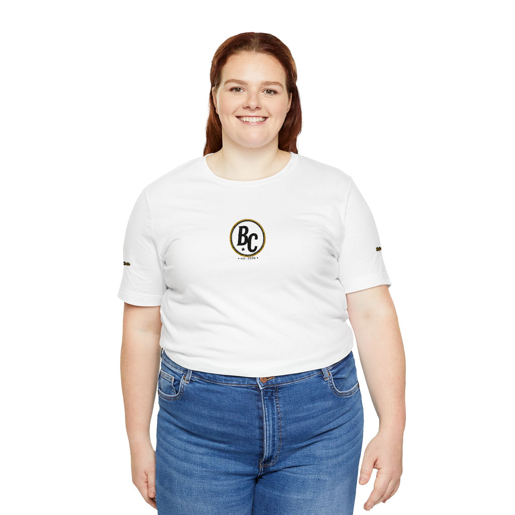 BubbaChubbs - Embroidered Logo - Unisex Jersey Short Sleeve Tee