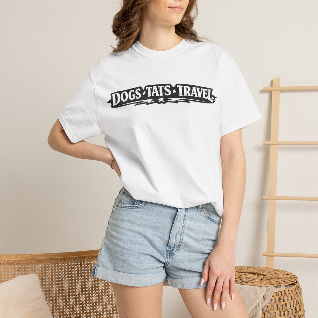 BubbaChubbs Dogs Tats Travel Chill Tee Printify