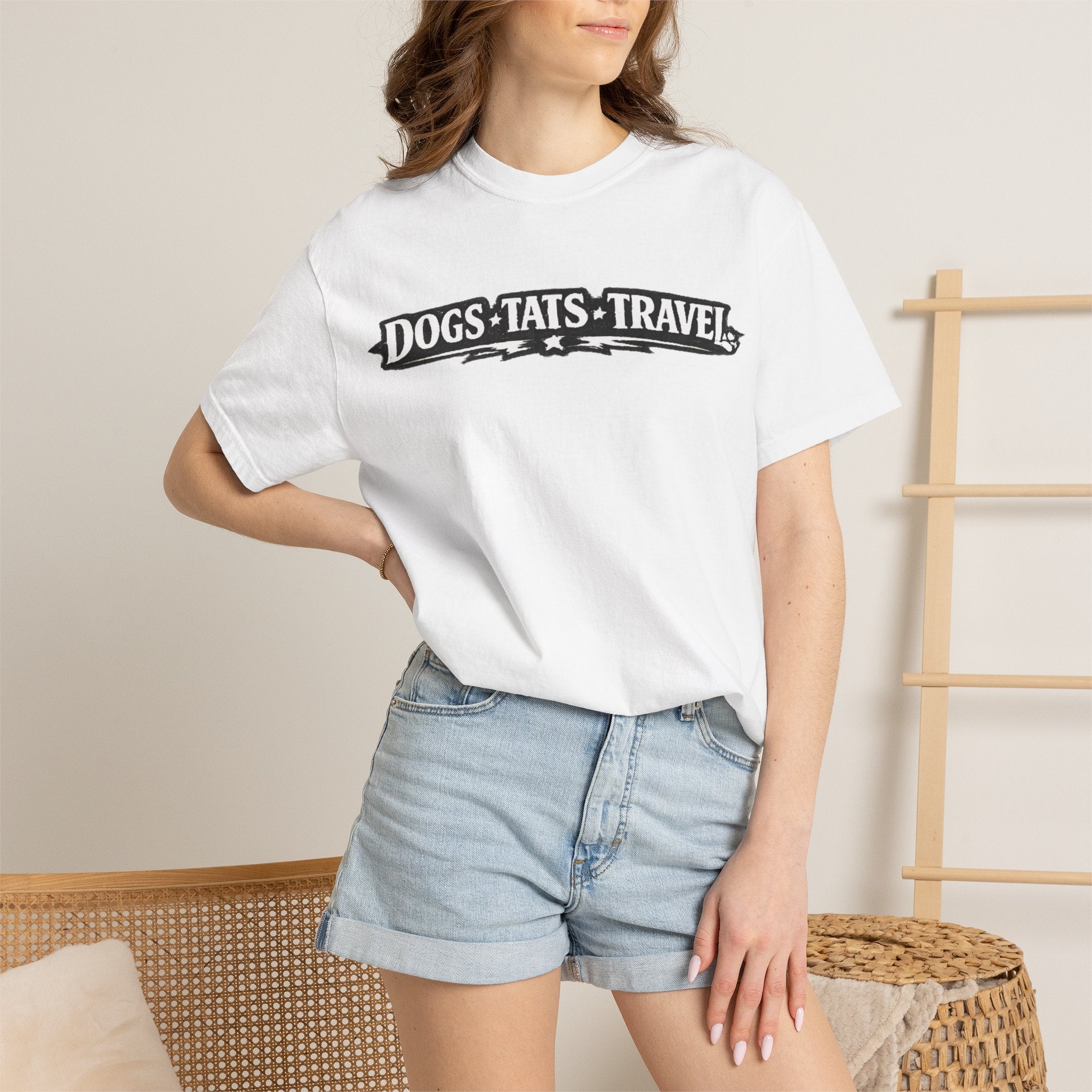 BubbaChubbs Dogs Tats Travel Chill Tee Printify