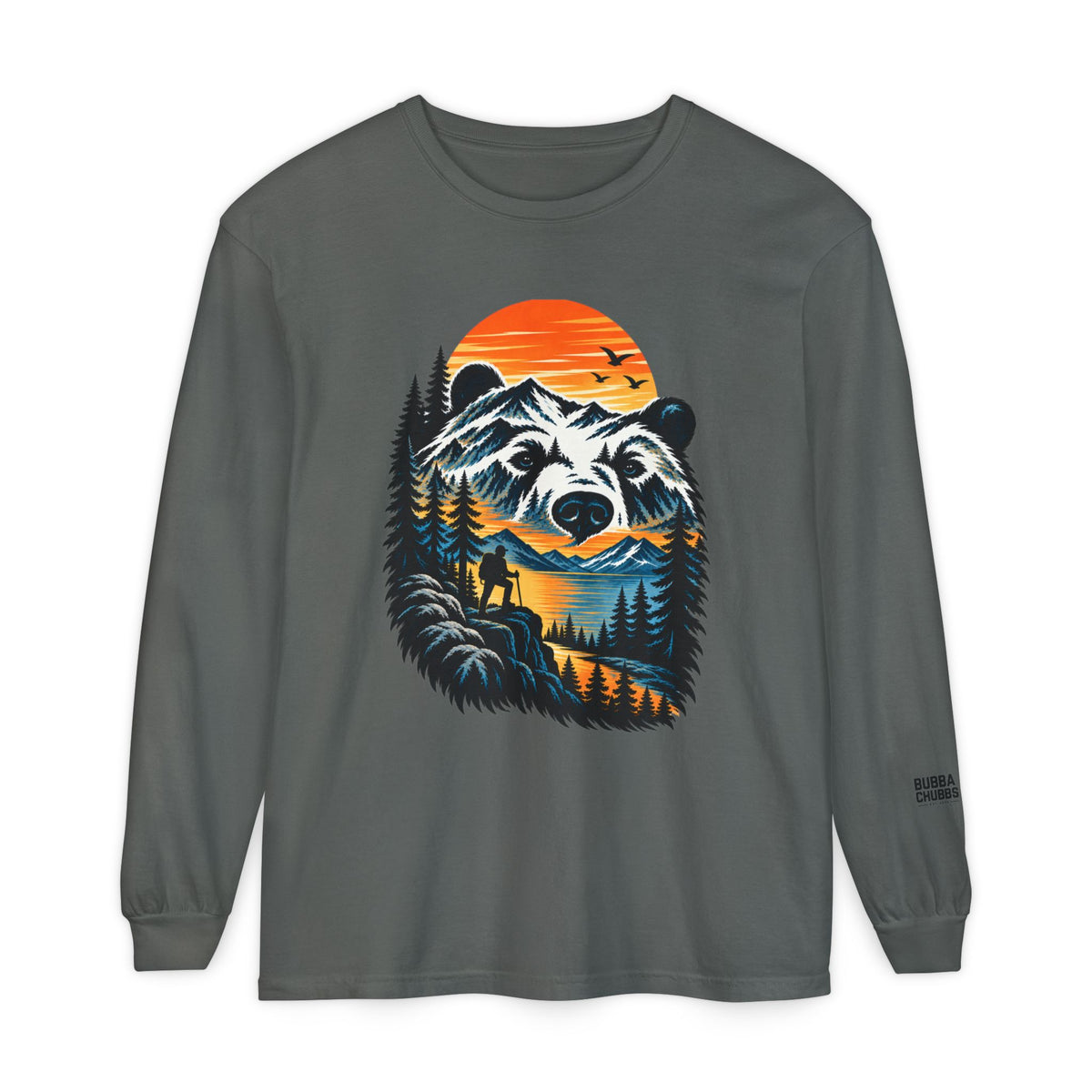 Bear Sunset Long Sleeve Tee