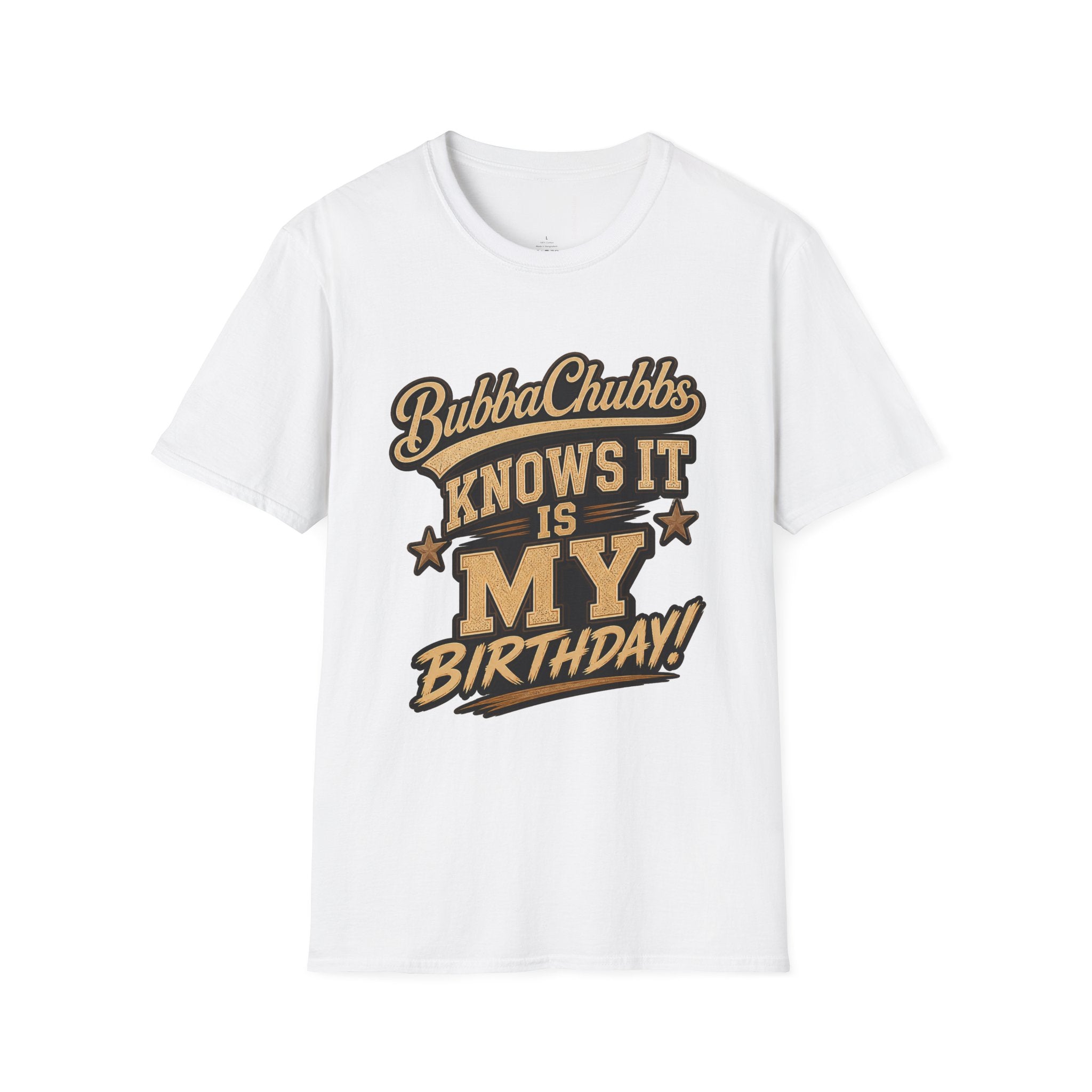 Birthday Graphic Tee | BubbaChubbs Celebration T-Shirt Gift