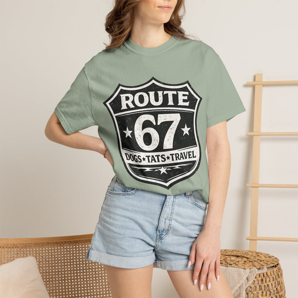 BubbaChubbs Dogs Tats Travel 67 LoL Simple Tee Printify