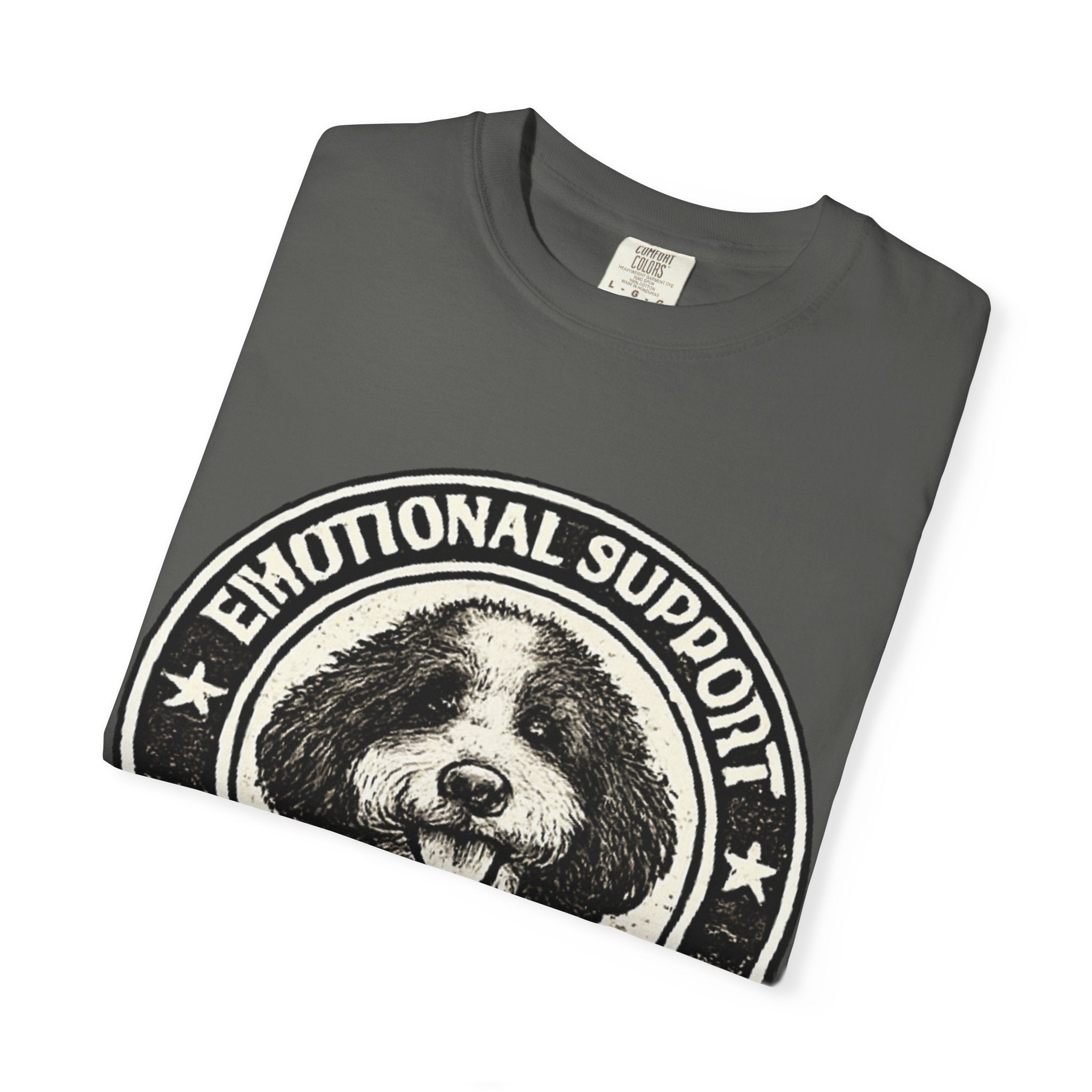 BubbaChubbs Doodle Vintage Emotional Support Style Tee Printify