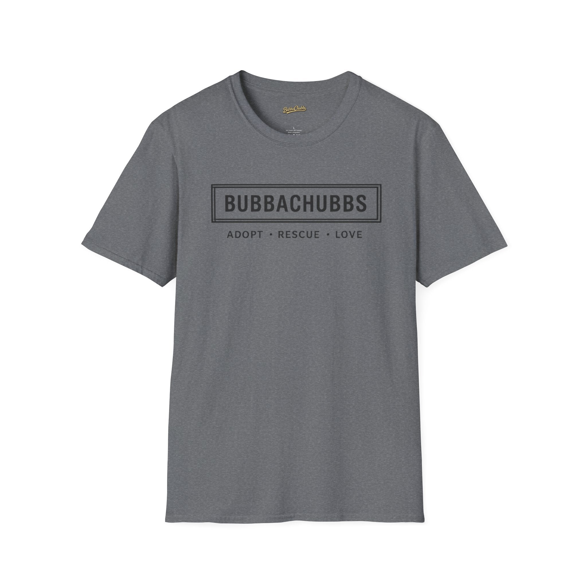 BubbaChubbs Adopt Rescue and Love Tee Printify