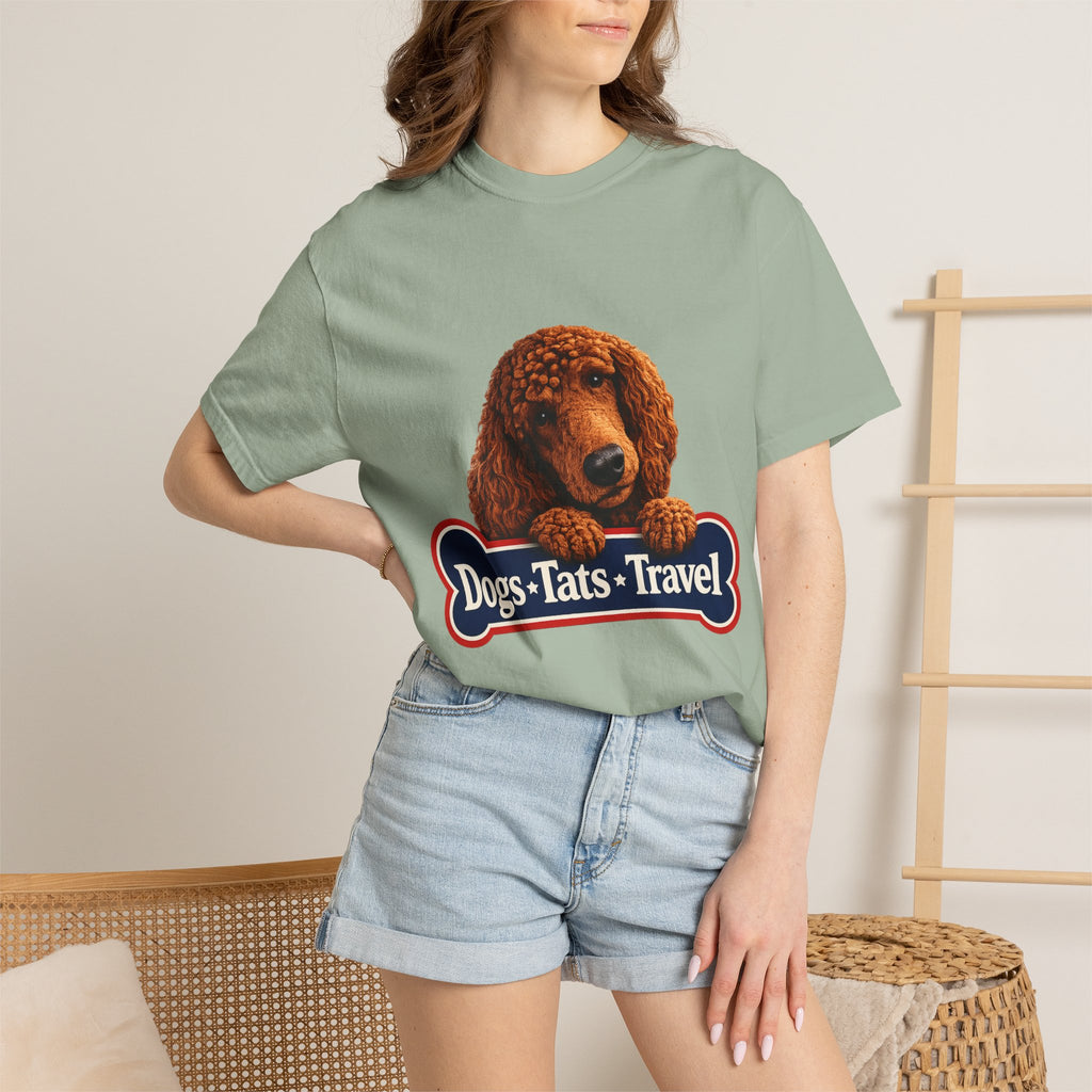 BubbaChubbs Dogs Tats Travel with Dog Wording Tee Printify