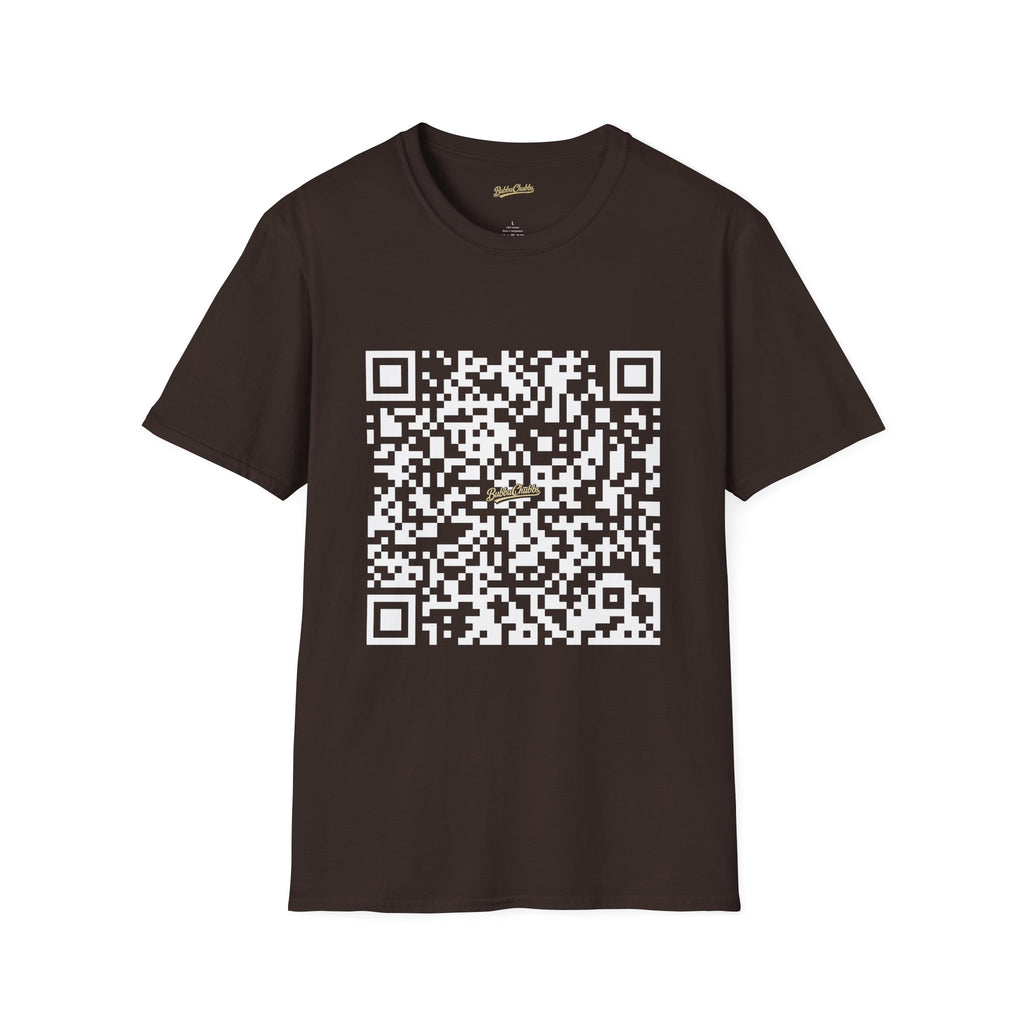 QR Front Graphic Tee | BubbaChubbs Interactive Brand T-Shirt