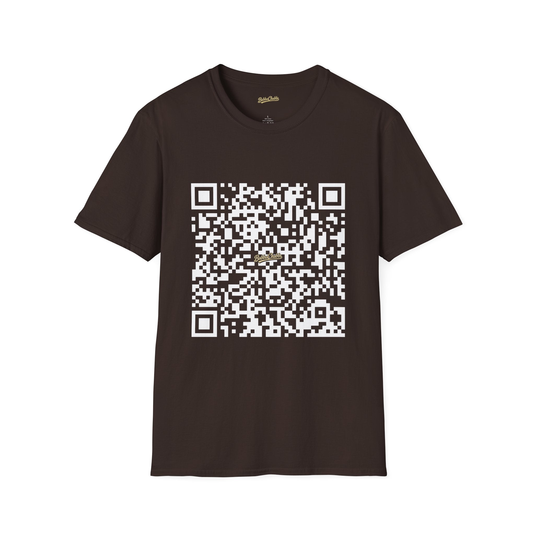 QR Front Graphic Tee | BubbaChubbs Interactive Brand T-Shirt