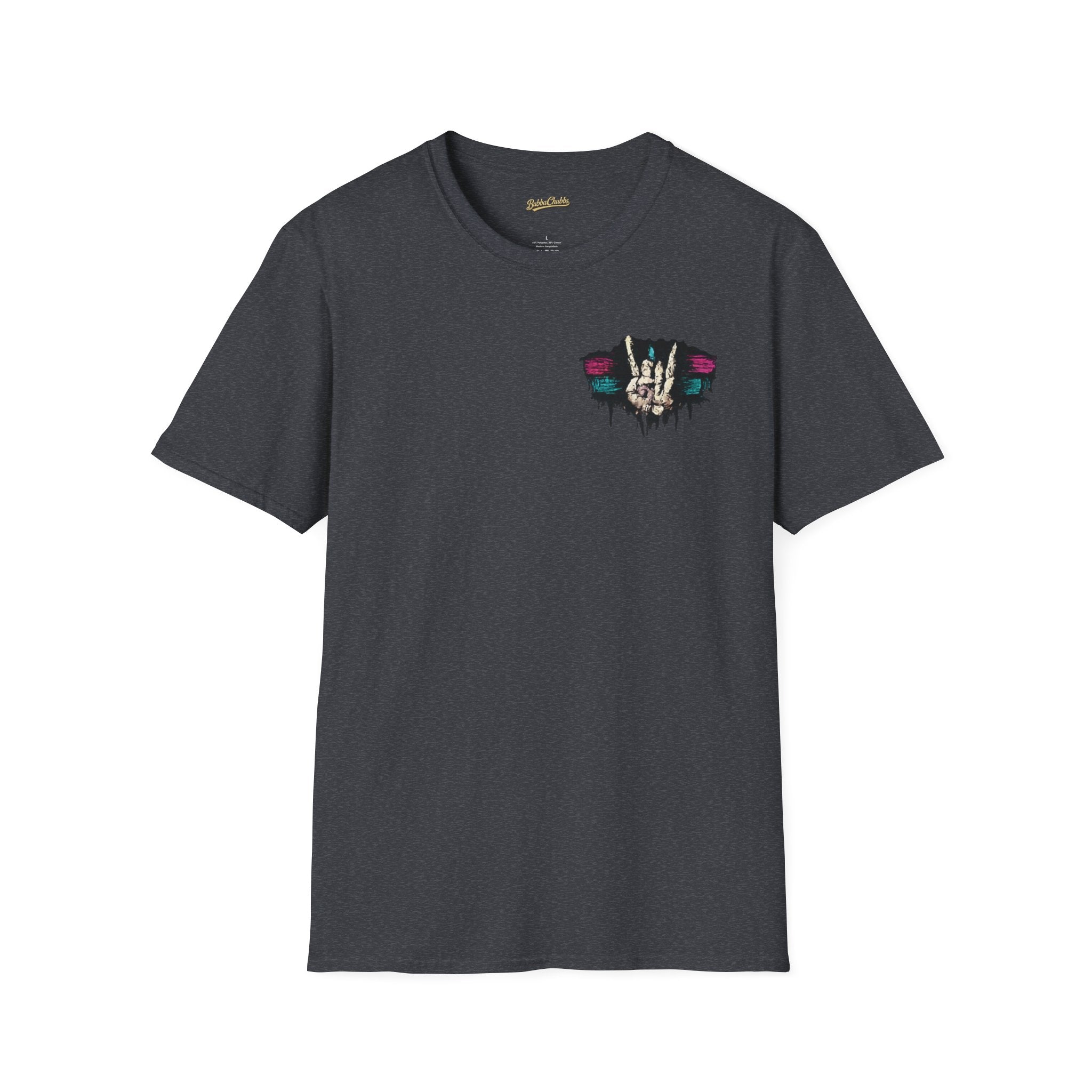 BubbaChubbs Skull Fingers Peace Tee - BubbaChubbs Brand