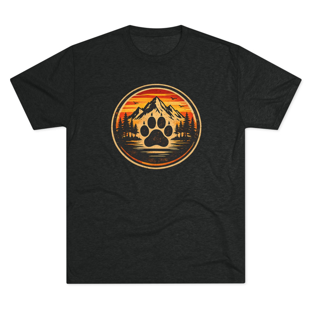 BubbaChubbs Mountains Paw — Adventure Outdoor Crew Shirt - BubbaChubbs Brand