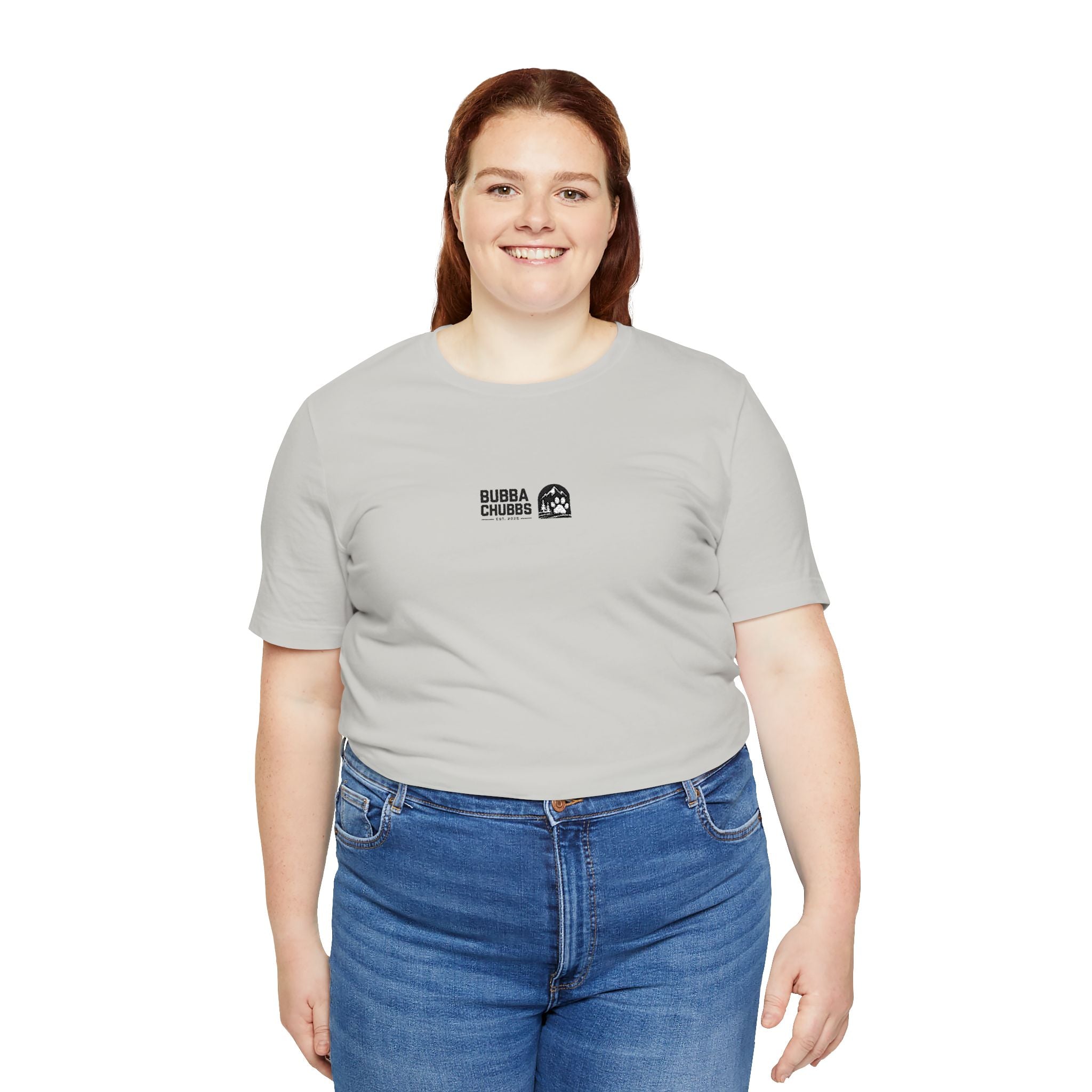 BubbaChubbs - Embroidered Logo - Unisex Jersey Short Sleeve Tee Printify