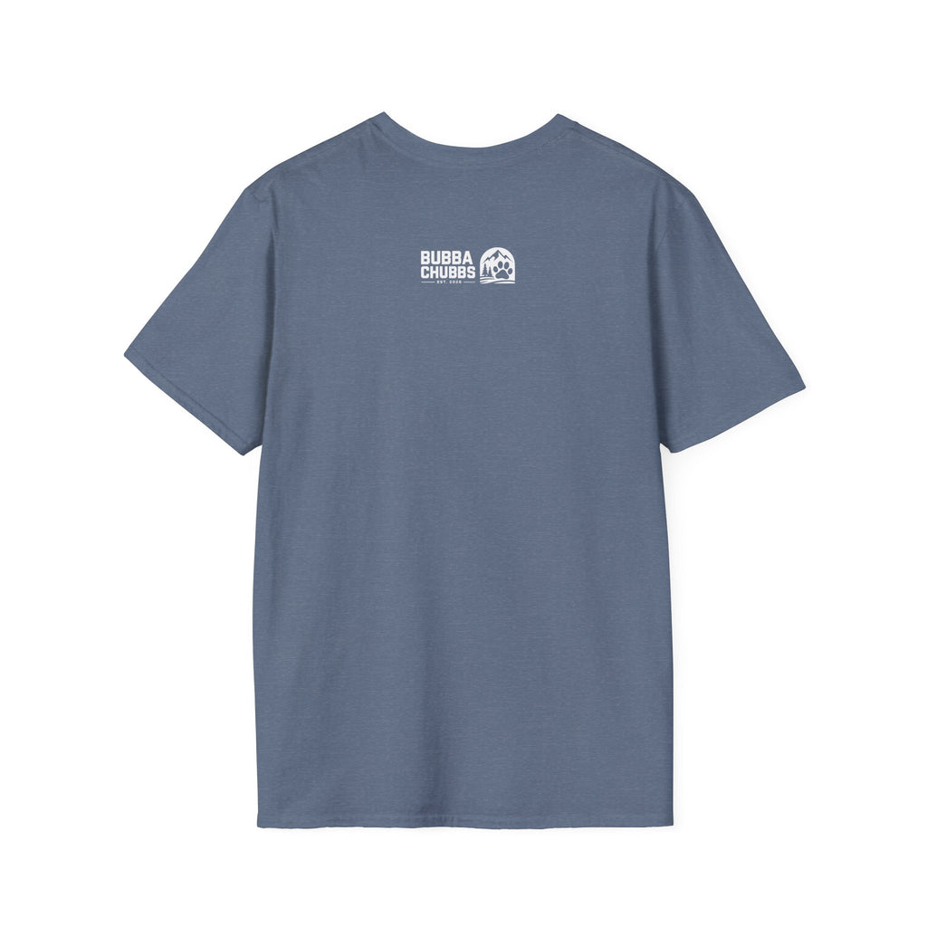 Outdoor Paw Print T-Shirt — Mountain Camping Dog Lover Tee