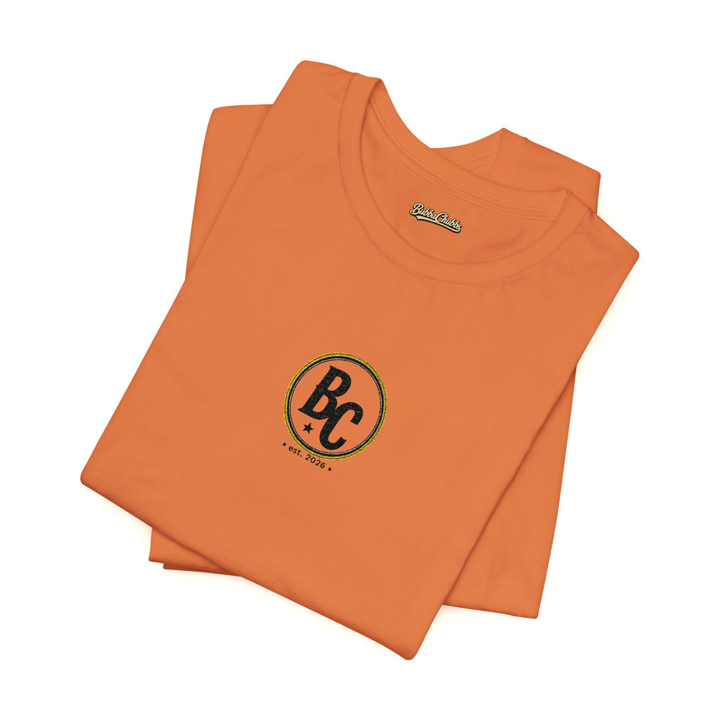 BubbaChubbs - Embroidered Logo - Unisex Jersey Short Sleeve Tee