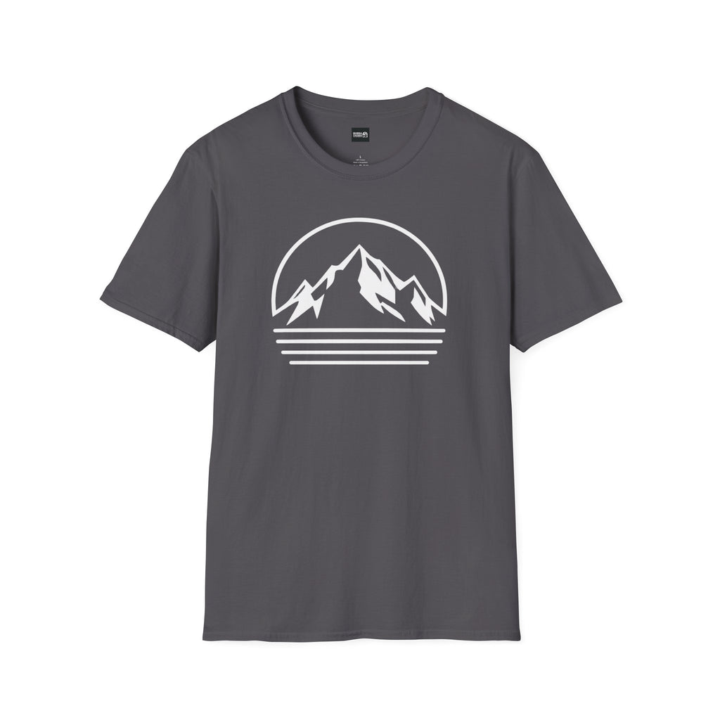 Mountain Sunset Graphic T-Shirt — Minimal Outdoor Adventure Tee