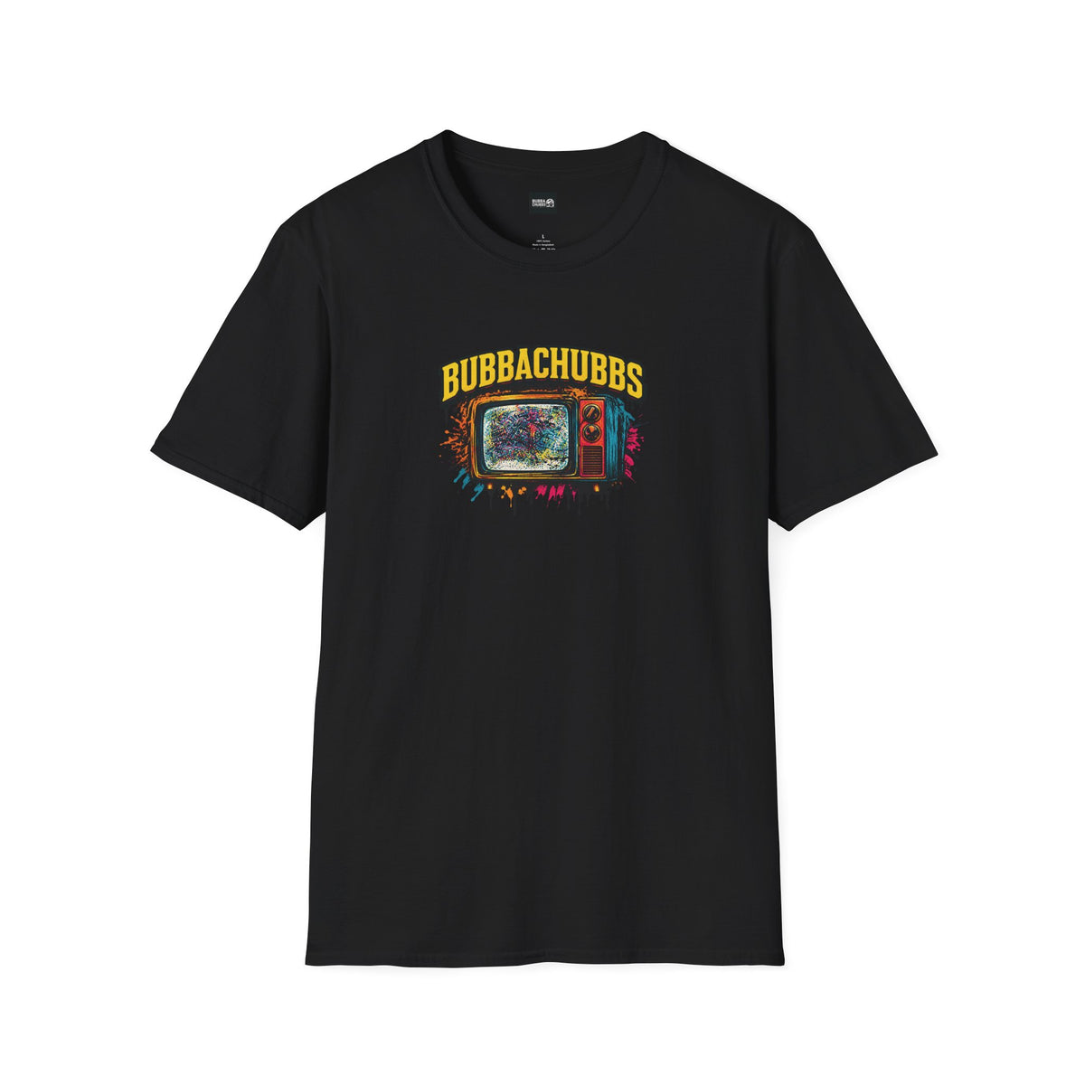 BubbaChubbs TV Large Front Tee