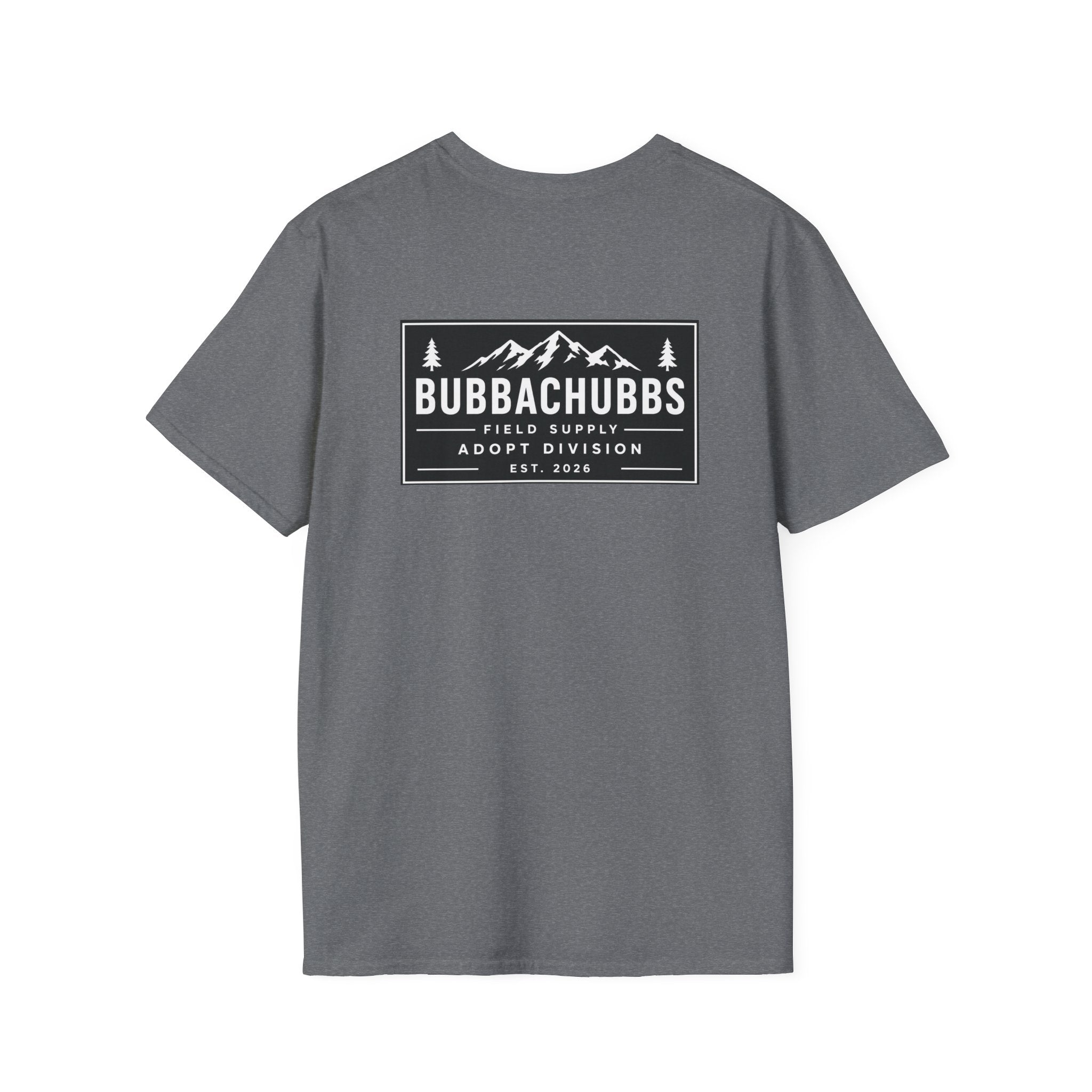 BubbaChubbs Logo front and Back Short-Sleeve Tee - BubbaChubbs Brand