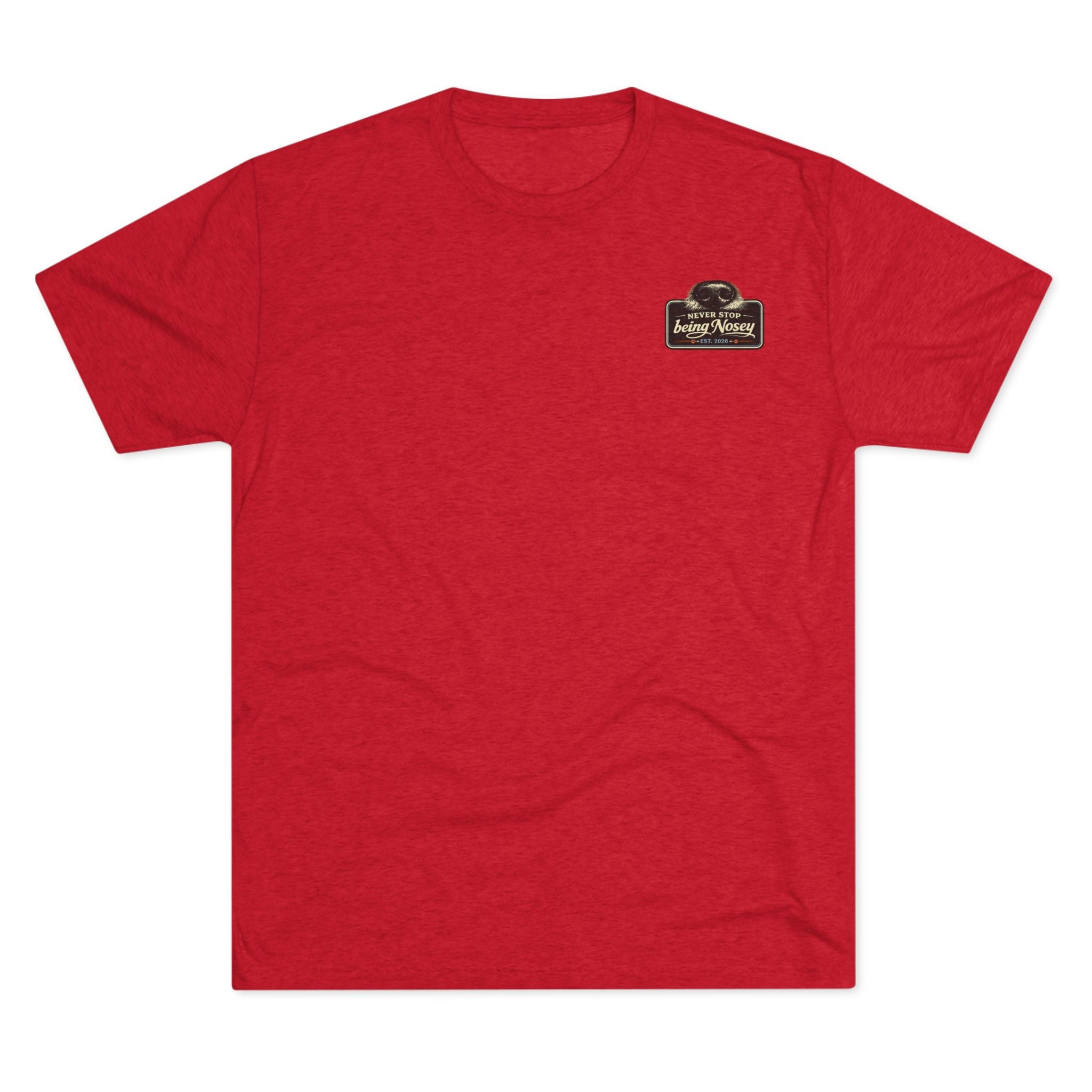 BubbaChubbs Never Being Nosey Minimalist Logo Tee — Adventure Outdoor Crew Shirt - BubbaChubbs Brand